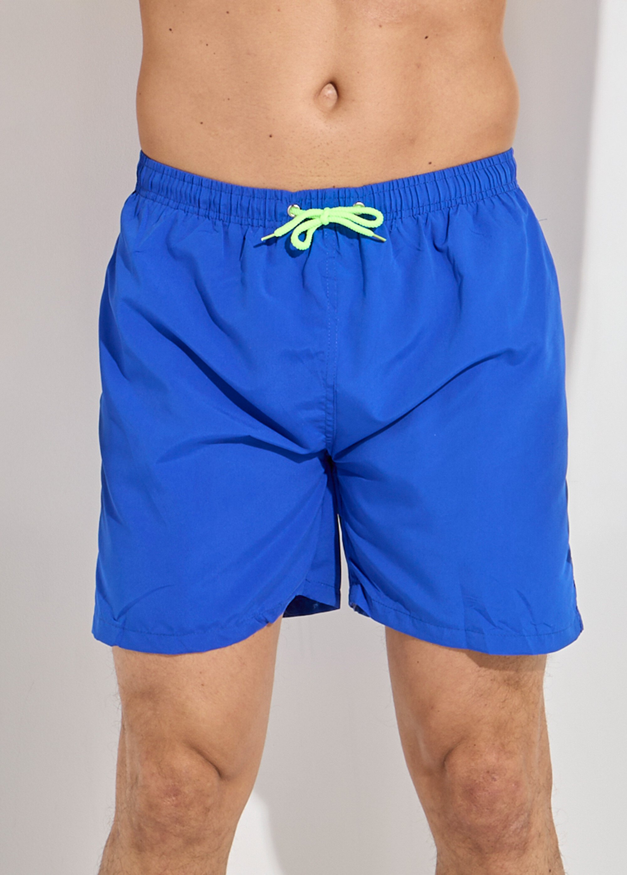 Short de bain avec motif réactif à l'eau Homme BLEU ROI SUNSTT255 FA1