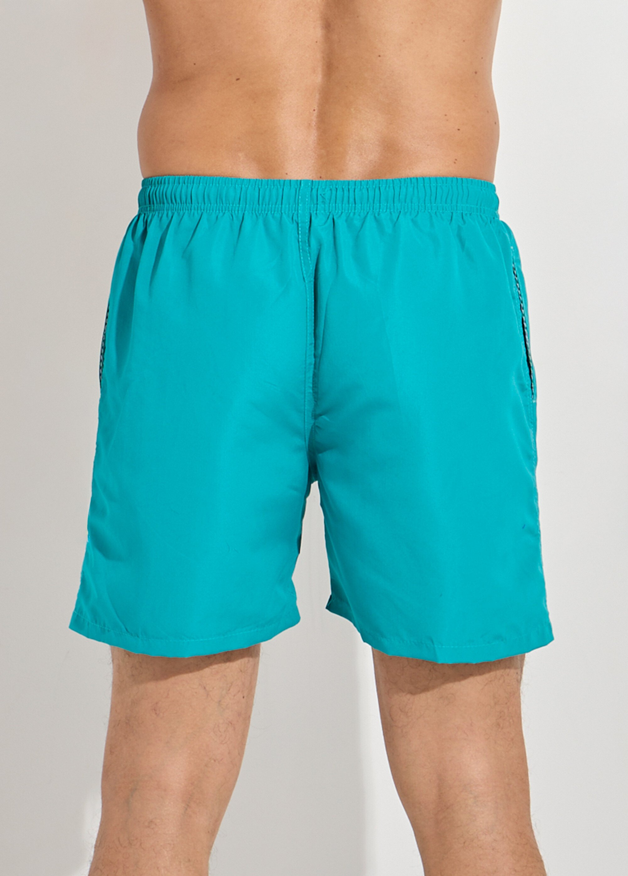 Short de bain avec motif réactif à l'eau
