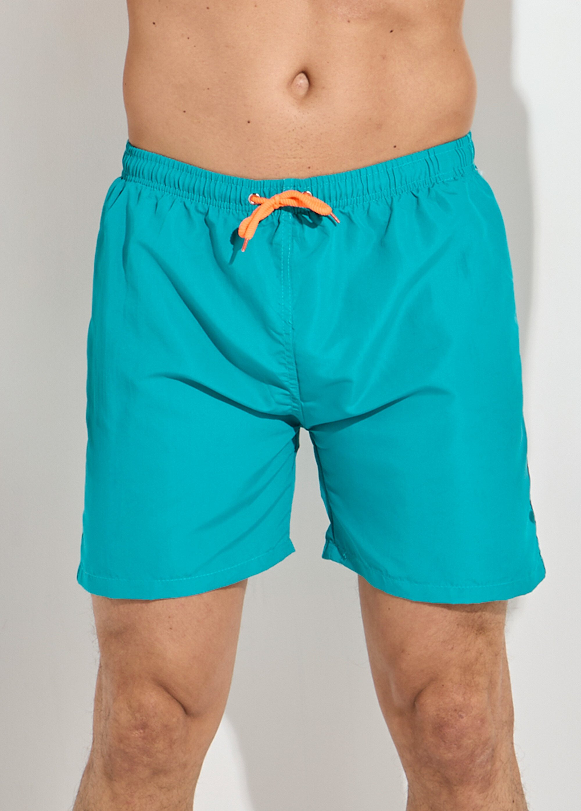 Short de bain avec motif réactif à l'eau Homme Bleu SUNSTT255 FA1