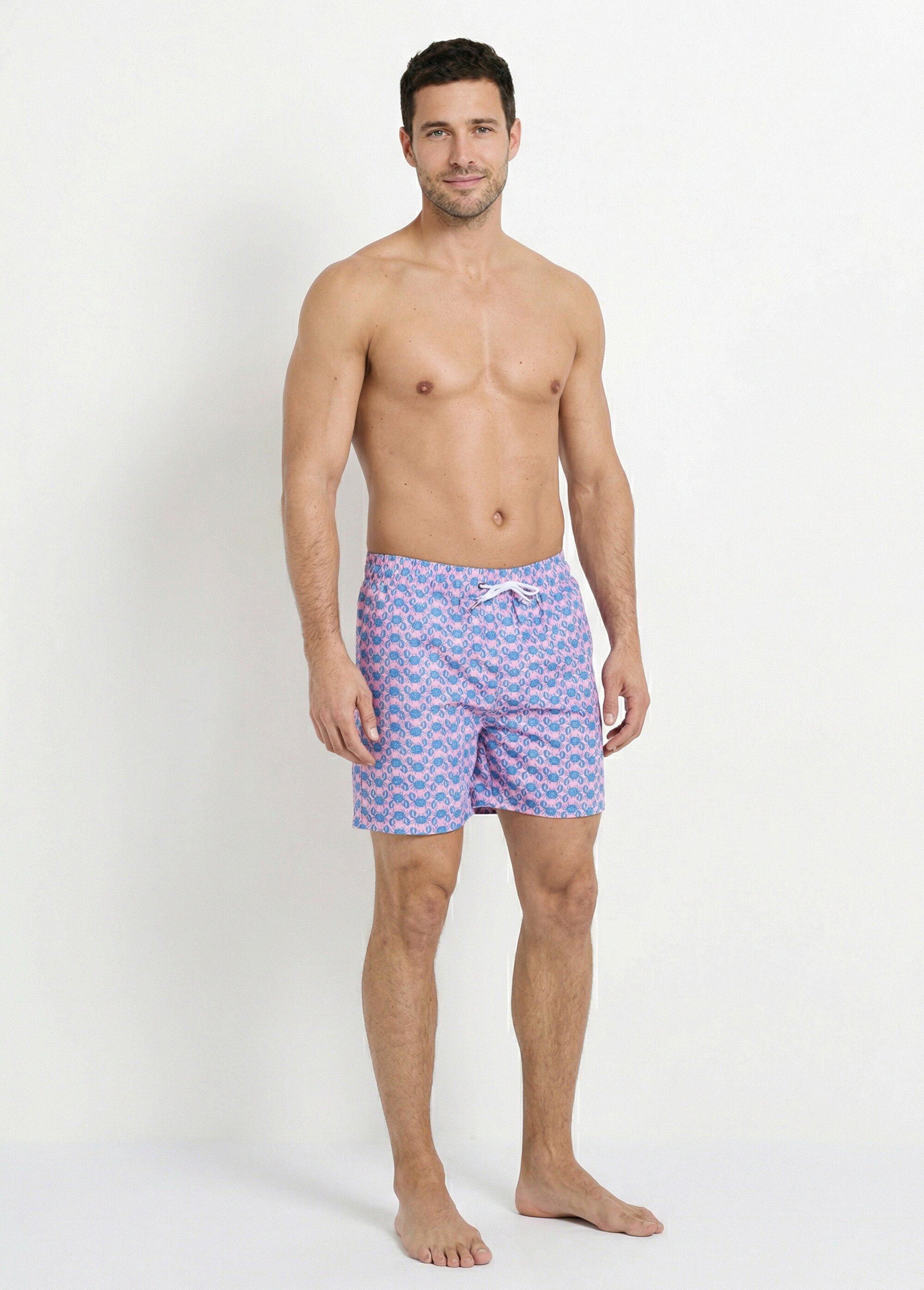 Short de bain imprimé fantaisie crabe Homme IMP ROSE SUNSTH1017 SF1