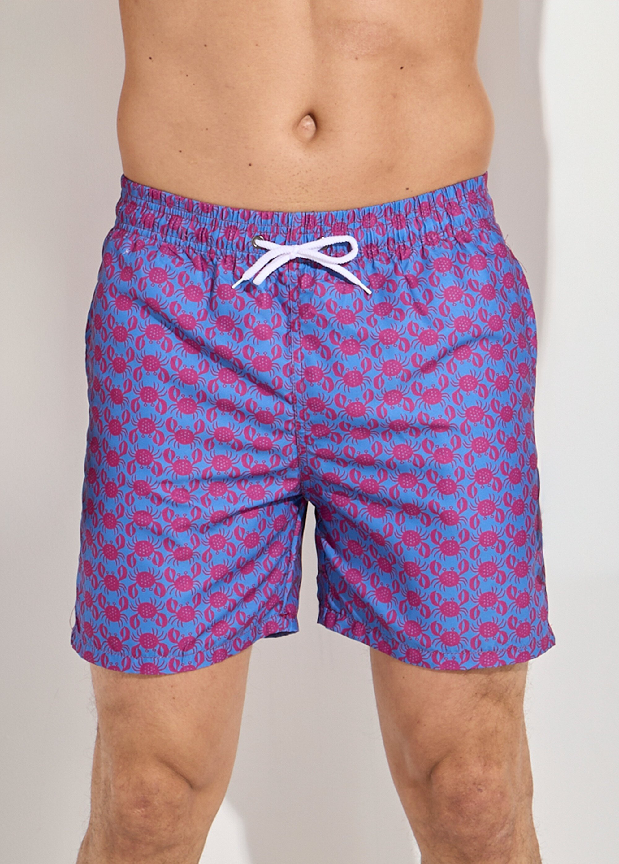 Short de bain imprimé fantaisie crabe Homme IMP BORDEAUX SUNSTH1017 FA1