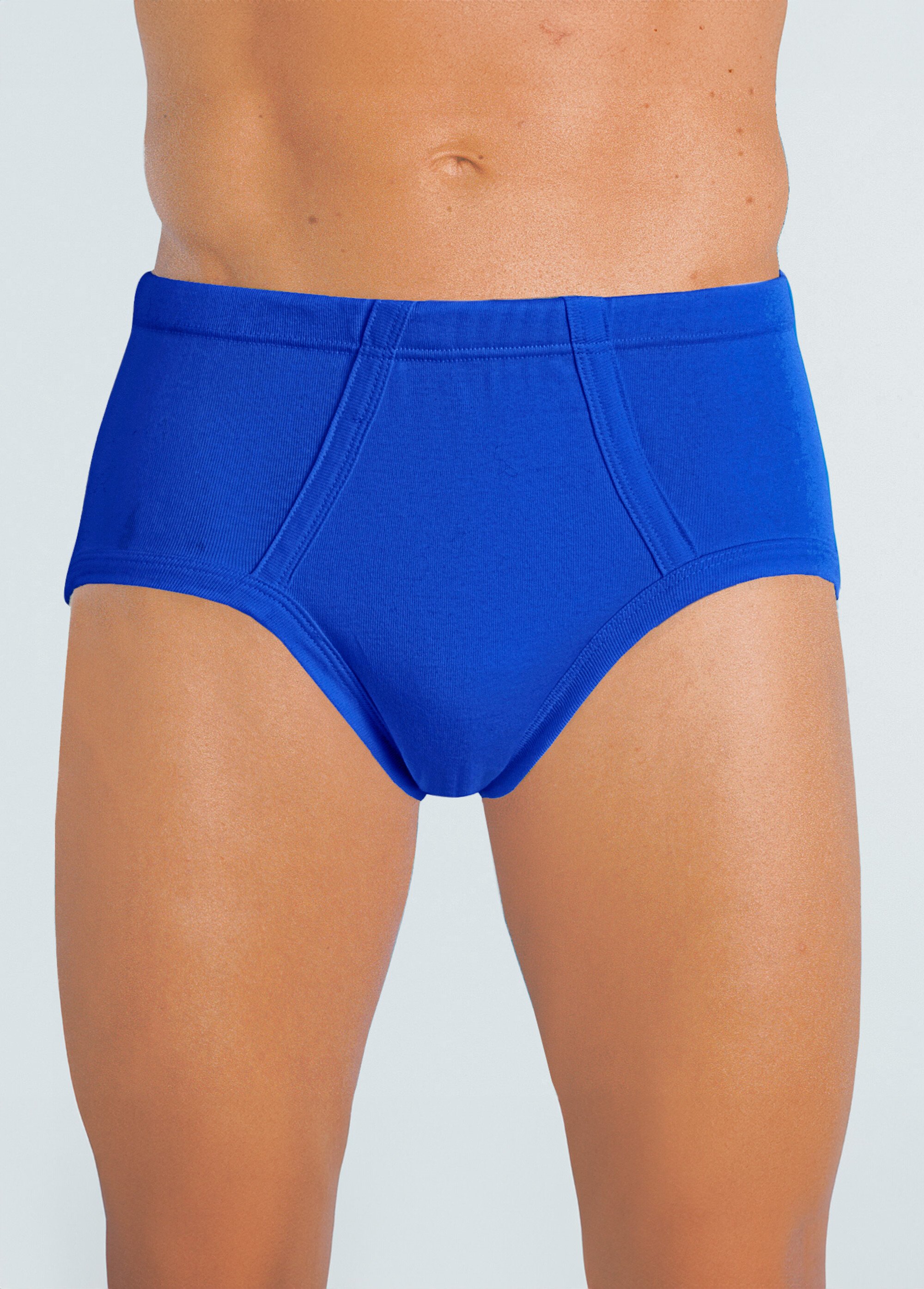 Slip fermé coton - lot de 2 Homme Bleu INGAR FA1
