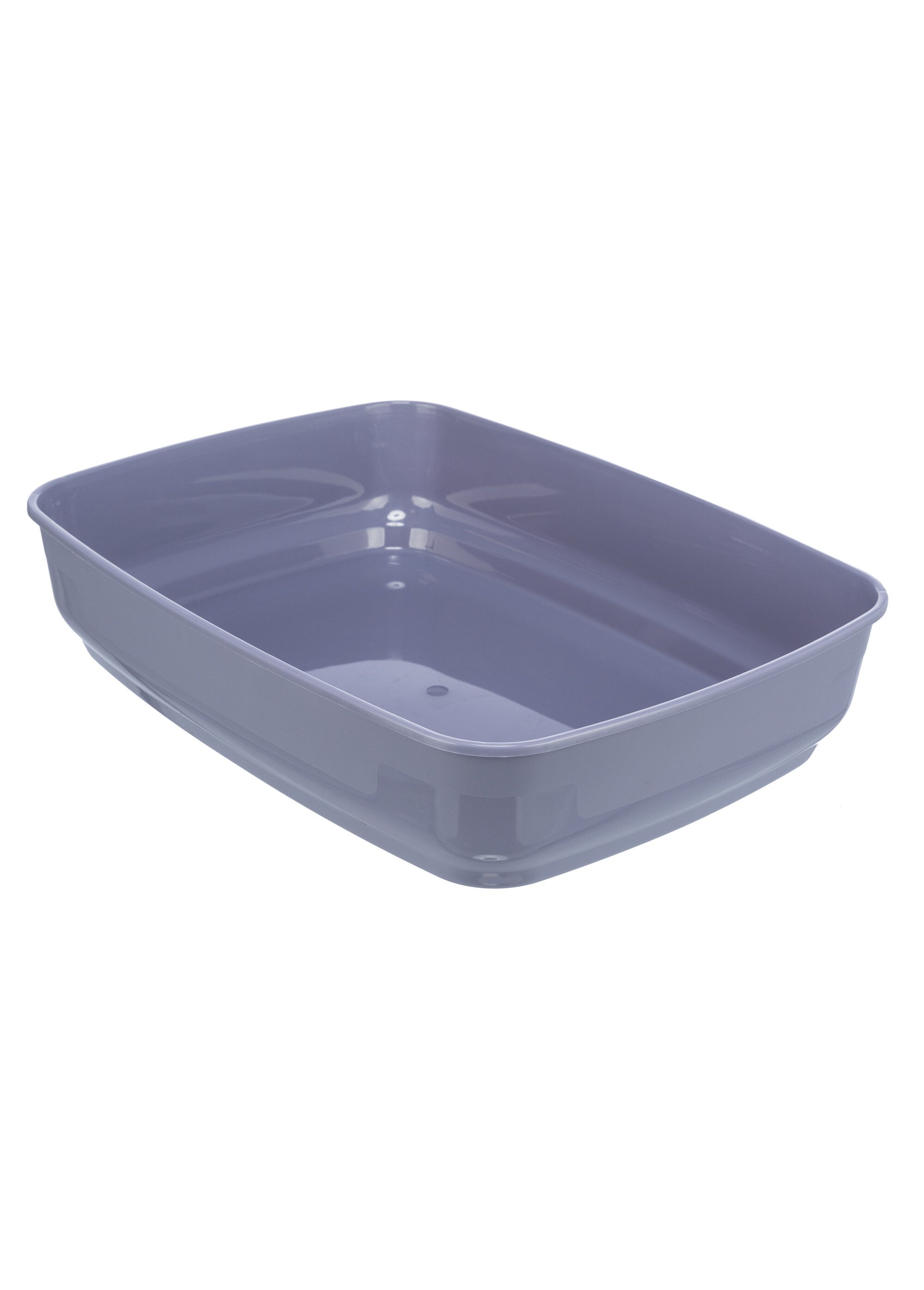 Bac à litière DELIO, décor chat GRIS BLEU ET BLANC TRX-40397 DE2