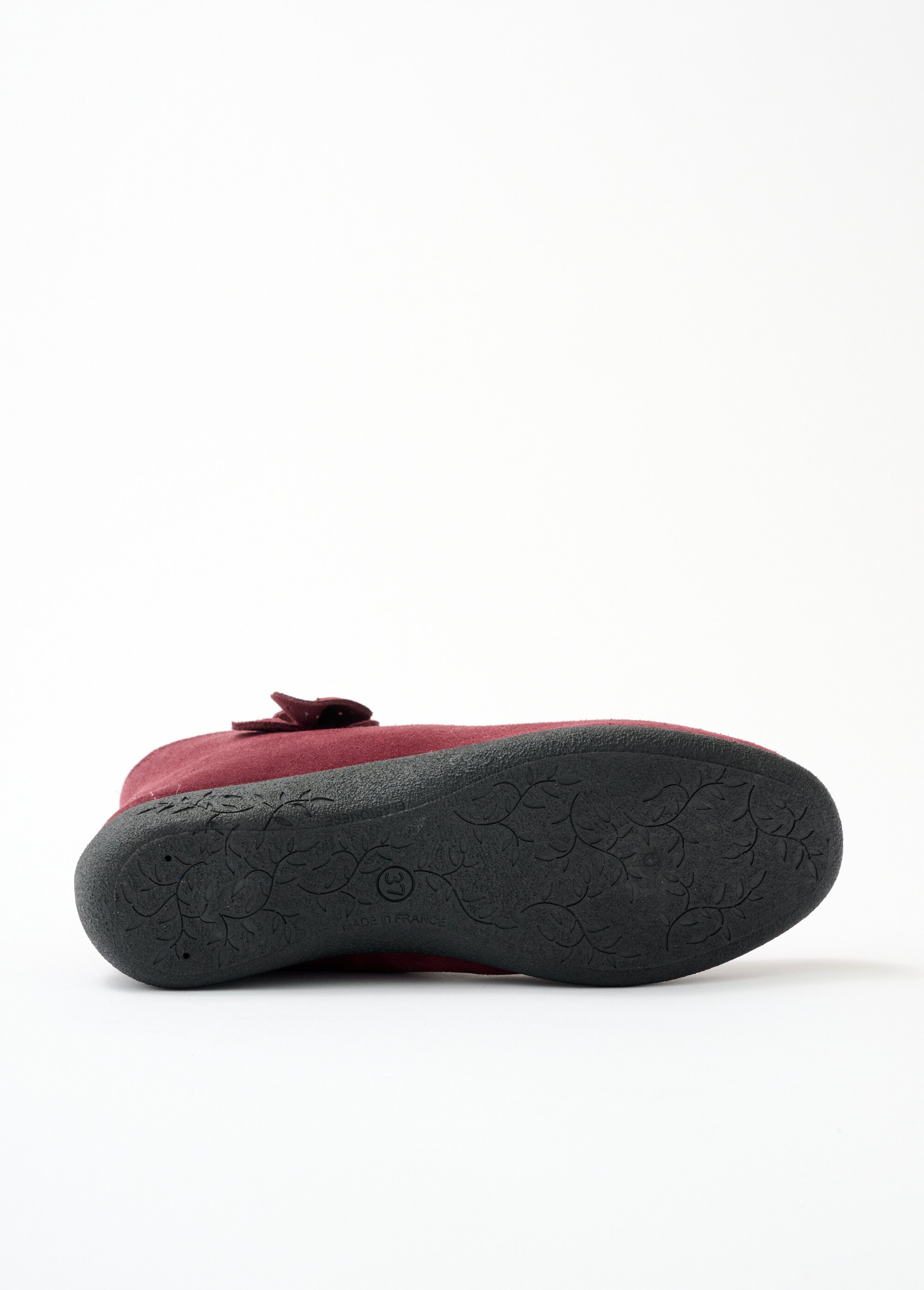 Boots zippées fourrées pure laine Femme Rouge ORBANISE UN1