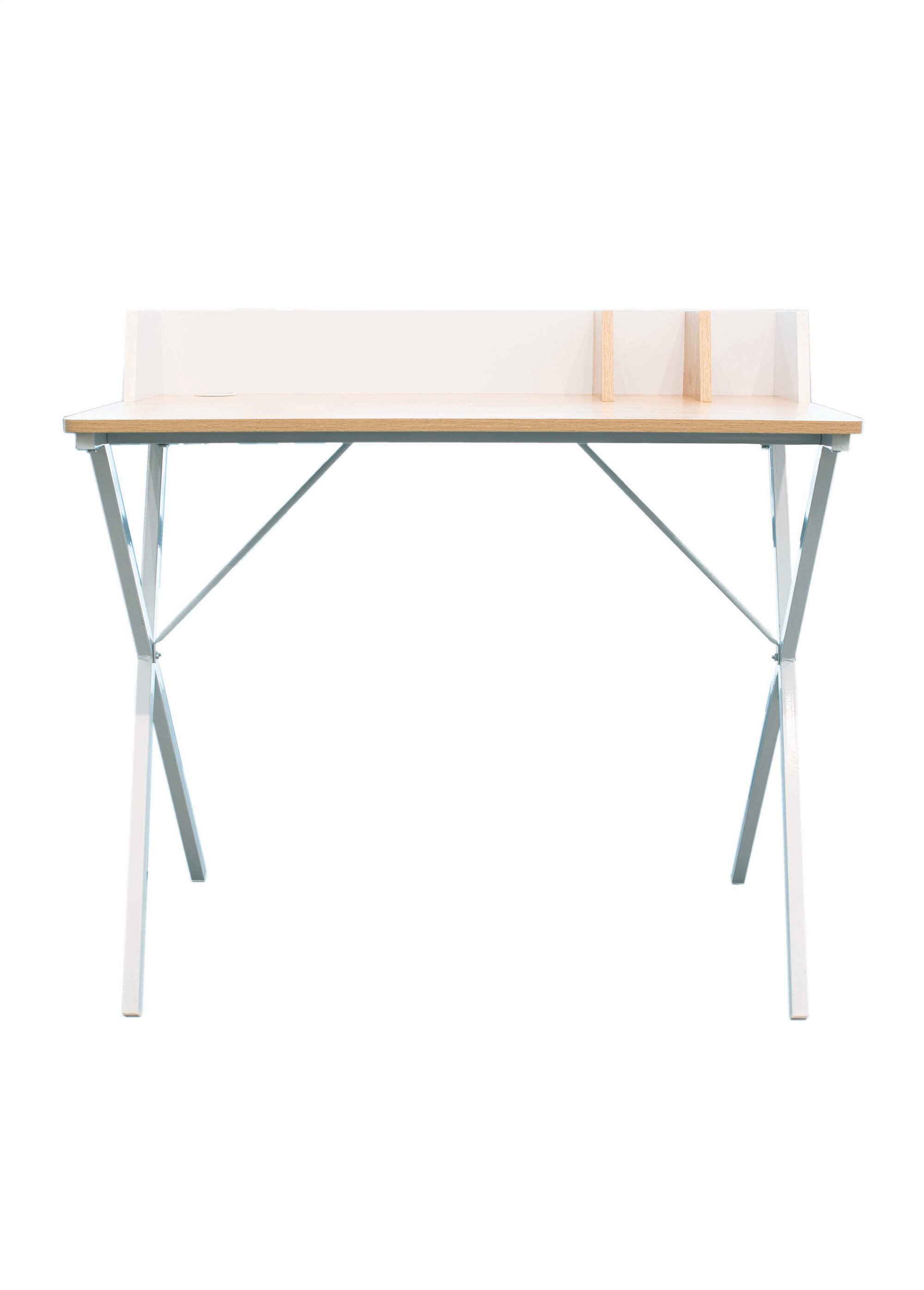Bureau design bicolore gain de place