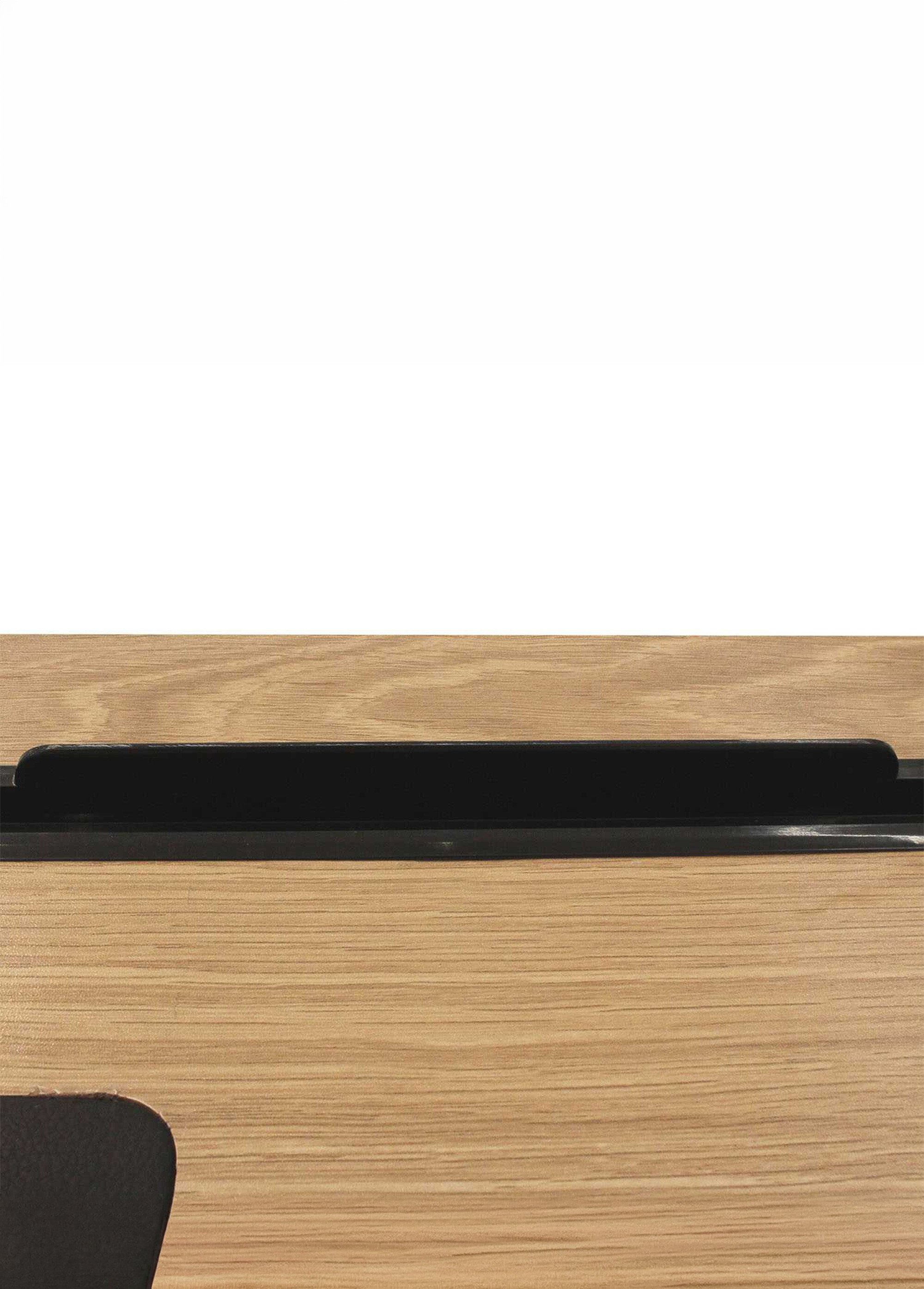 Bureau plateau bois, piètement métal MARRON CMP-HD3722 DE4