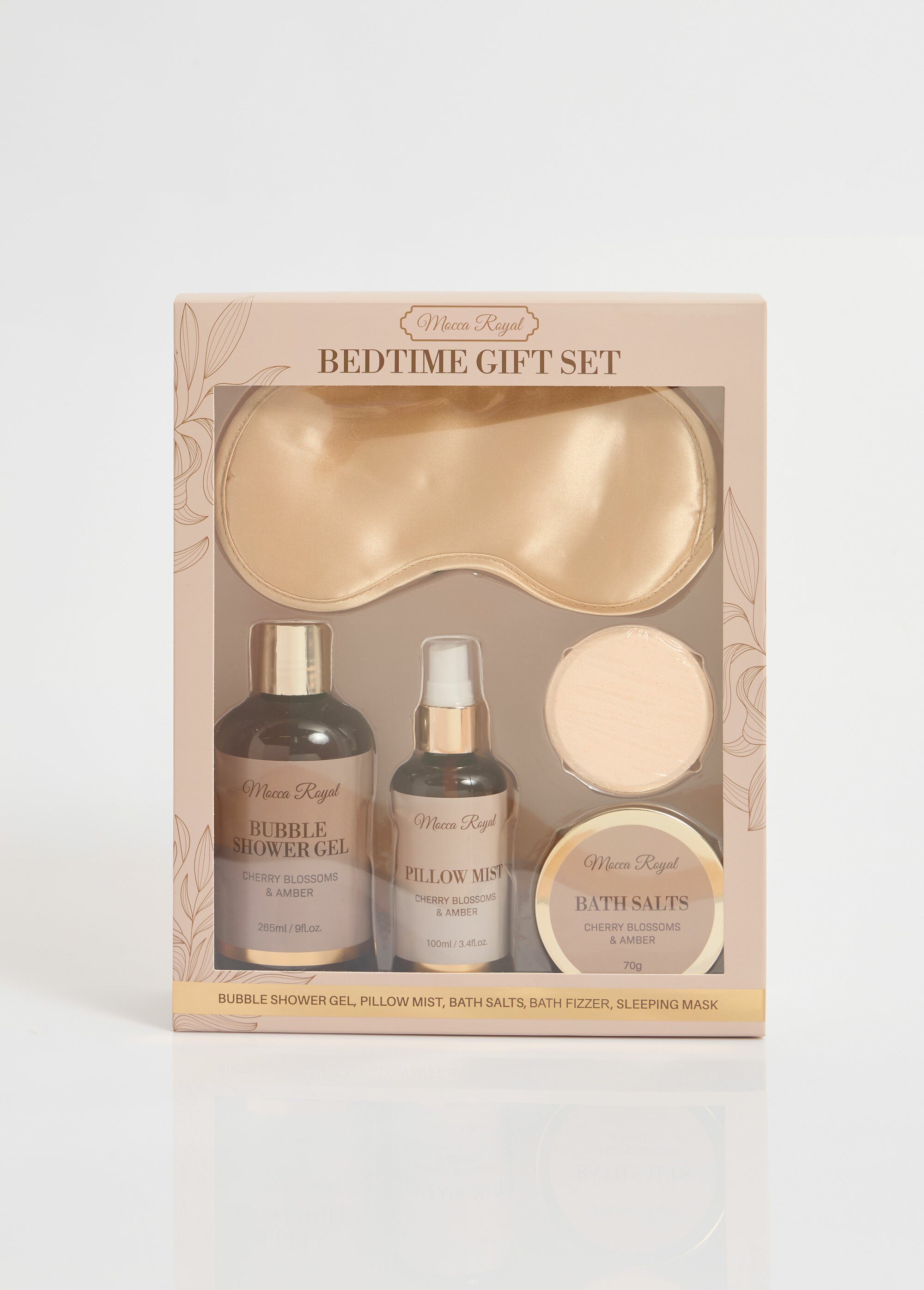 Coffret bain parfumé 5 pièces Rose KP-905925150 DE1