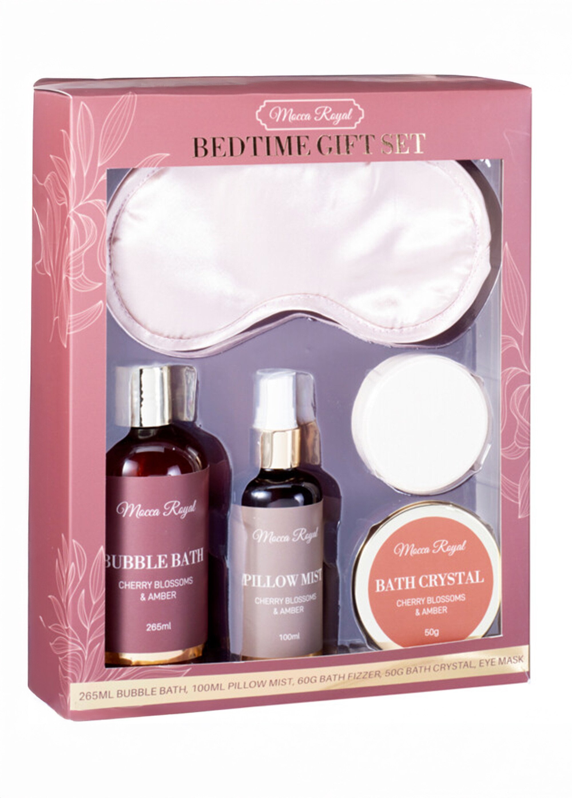 Coffret bain parfumé 5 pièces Rouge KP-905925150 DE1