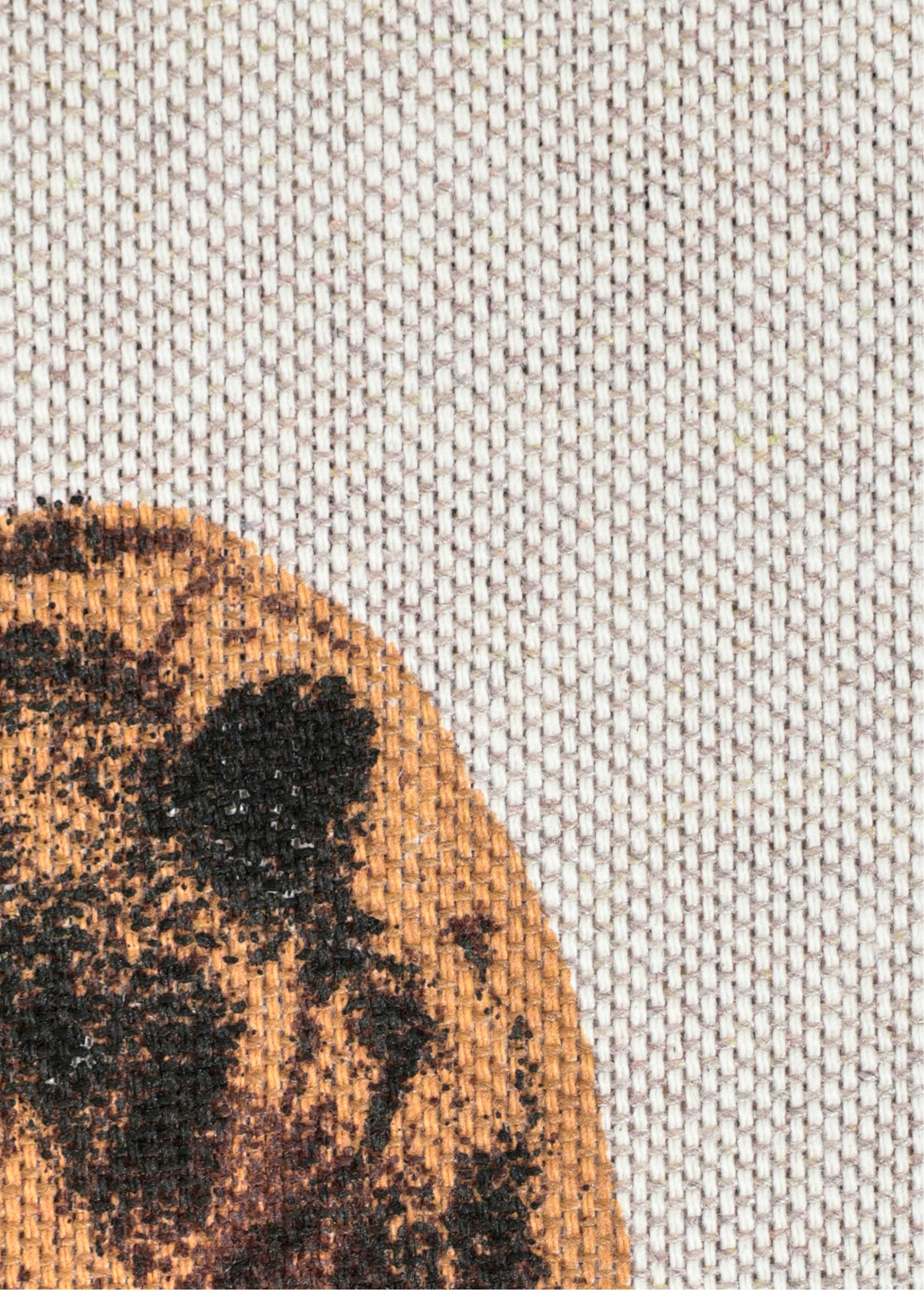 Coupon déco aspect lin, ours 2x1,4m BEIGE COT149841 DE2