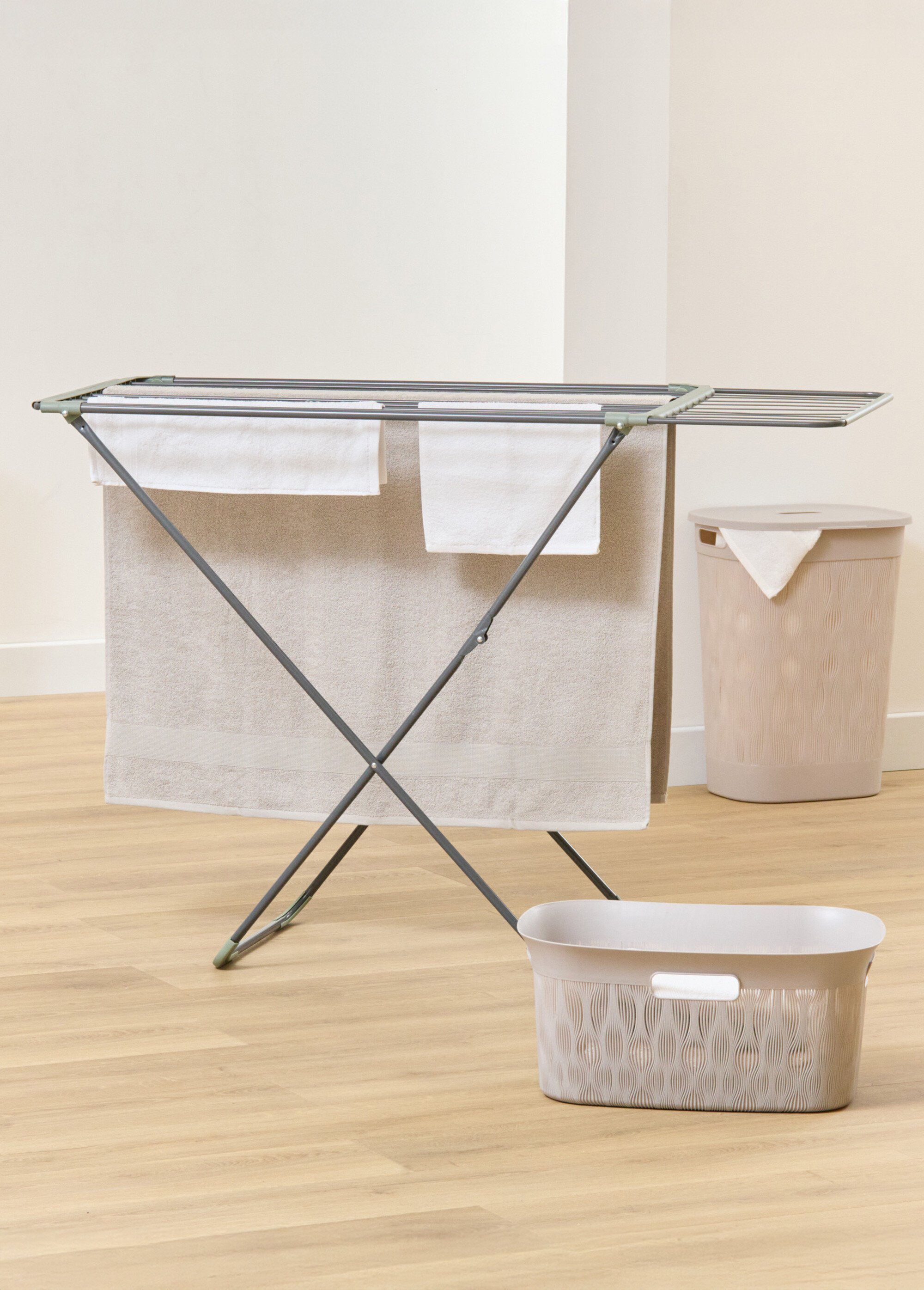 Etendoir à linge extensible acier, 20m Gris JJA-186209 SI1