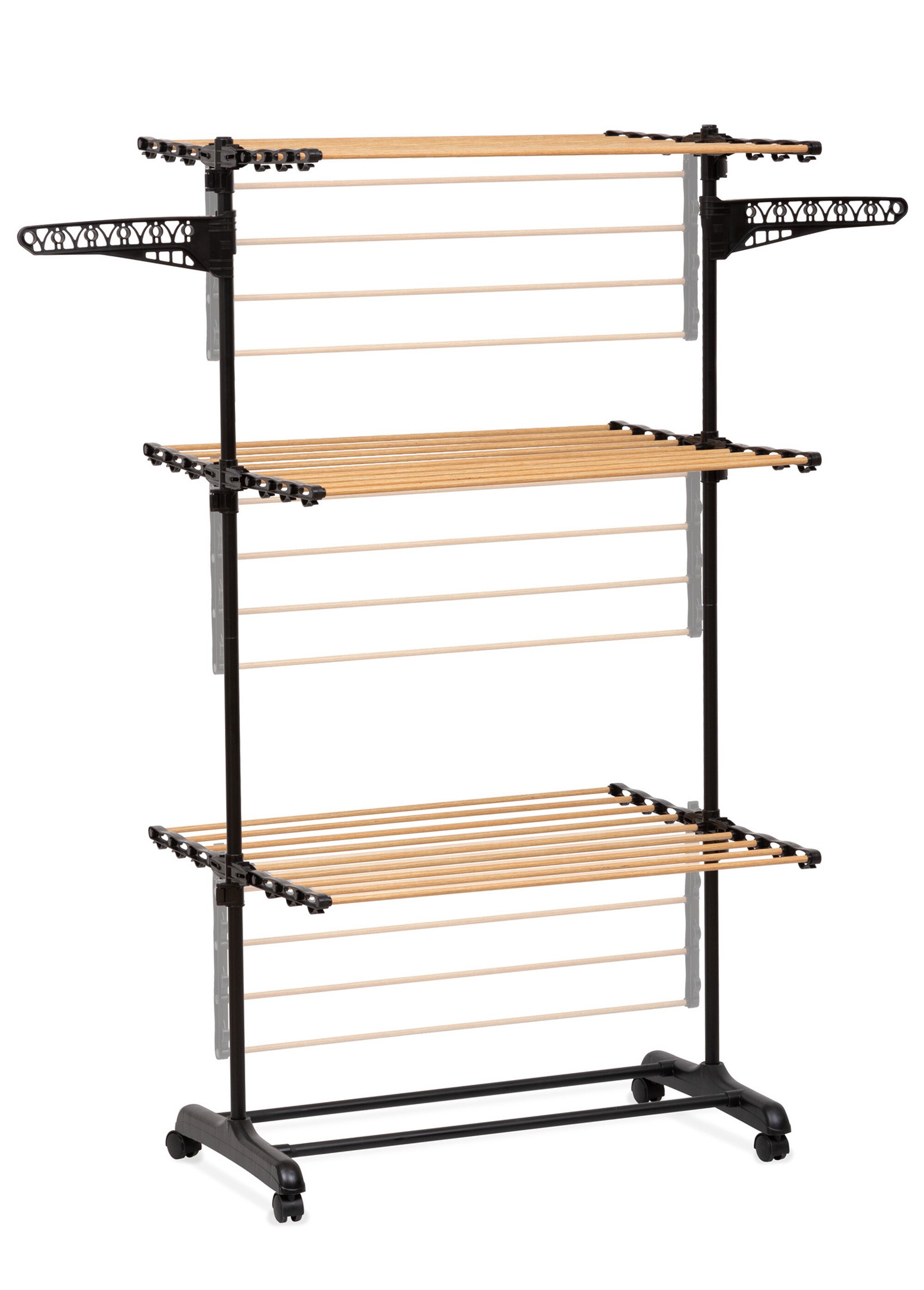 Etendoir à linge tour sur roulettes, 25m