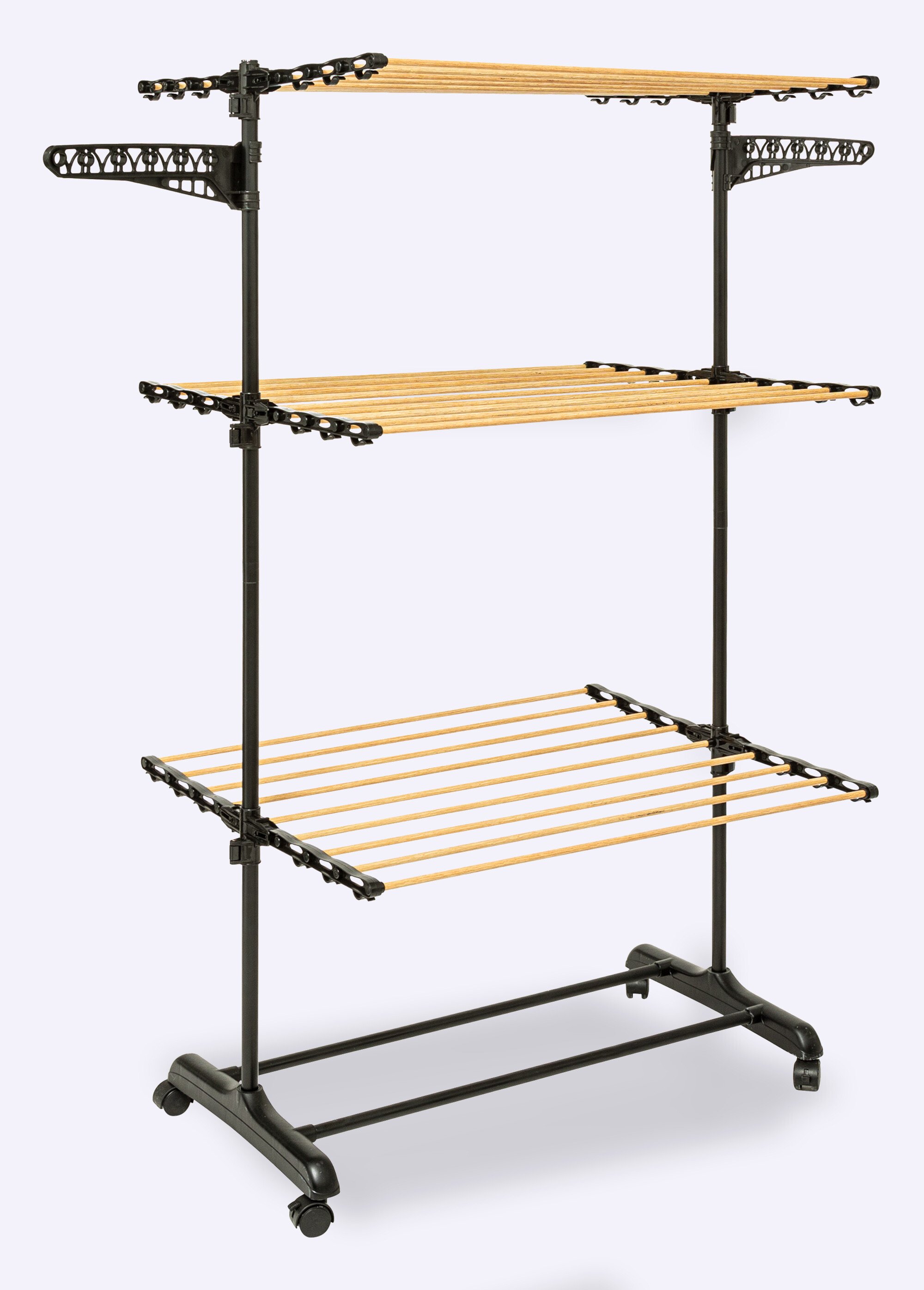 Etendoir à linge tour sur roulettes, 25m