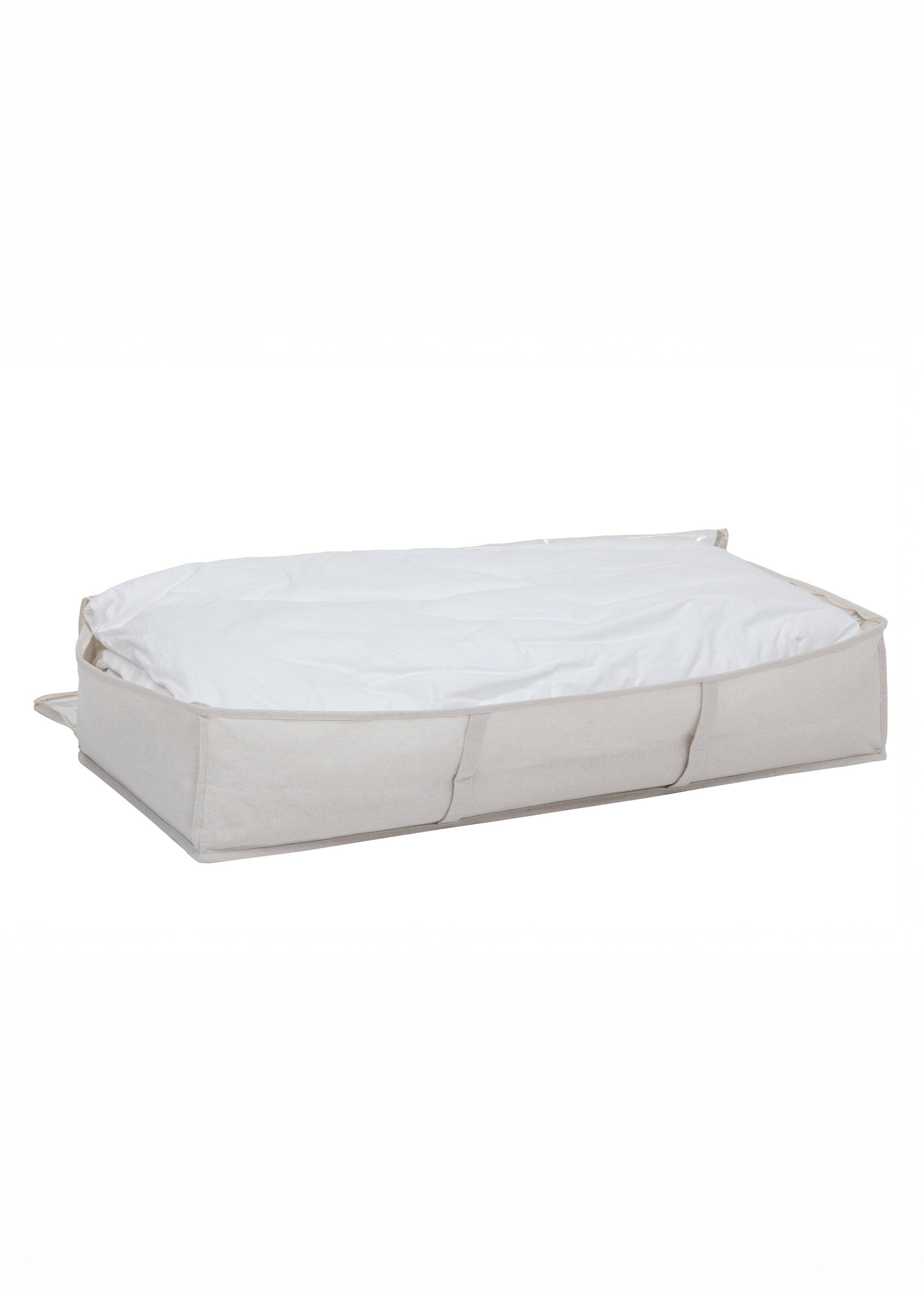 Housse de rangement longue 100cm Beige JJA-209330 DE1