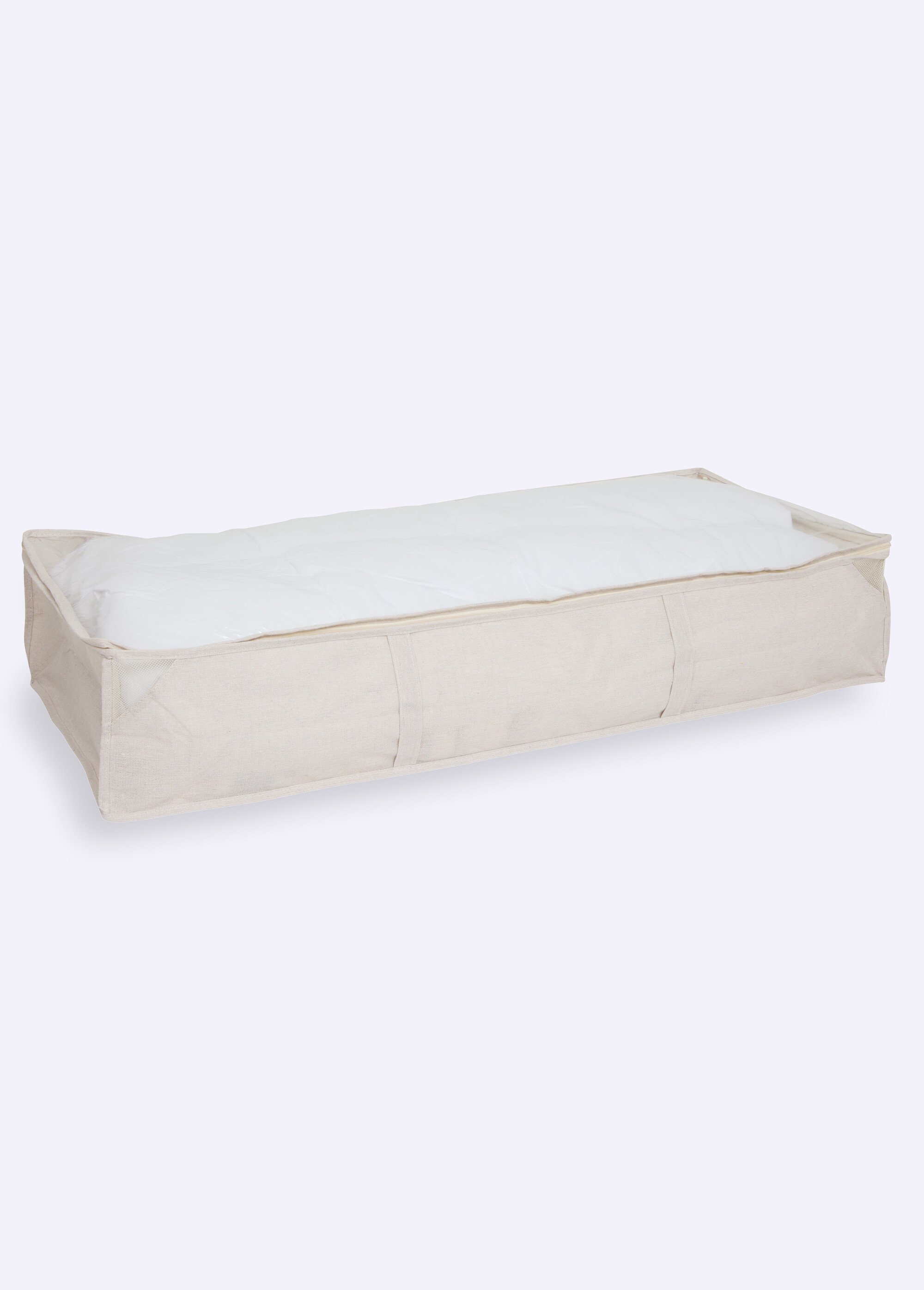 Housse de rangement longue 100cm Beige JJA-209330 FA1