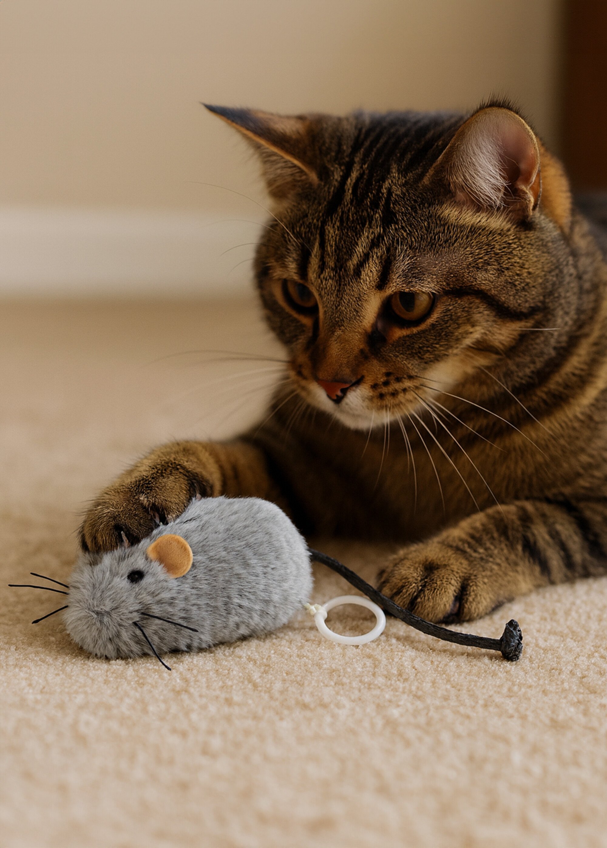 Jouet souris à remonter pour chat GRIS TRX-4083 SI1