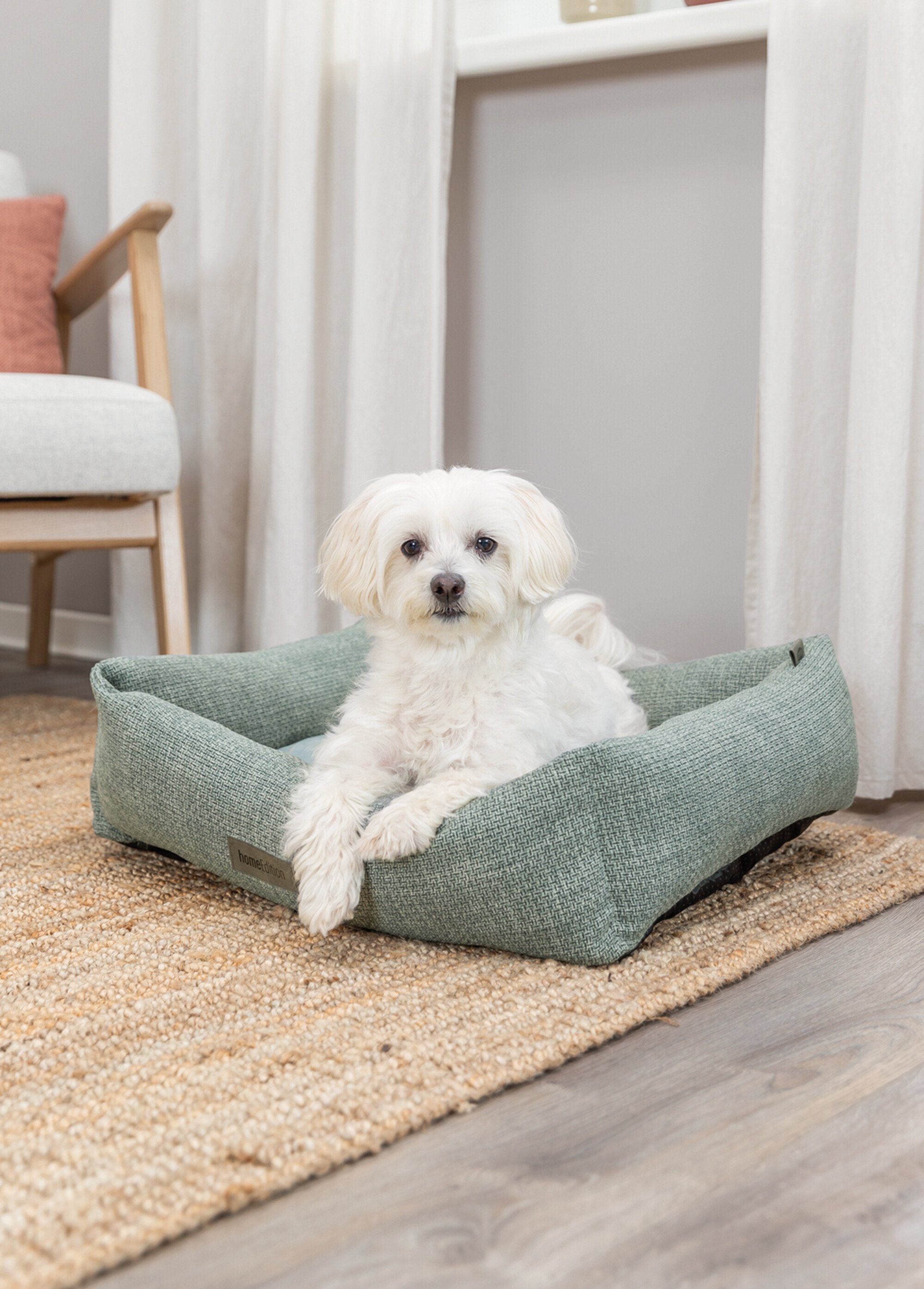 Lit bord tissu VIVIANA, pour animaux BLEU TRX-37540 SI1