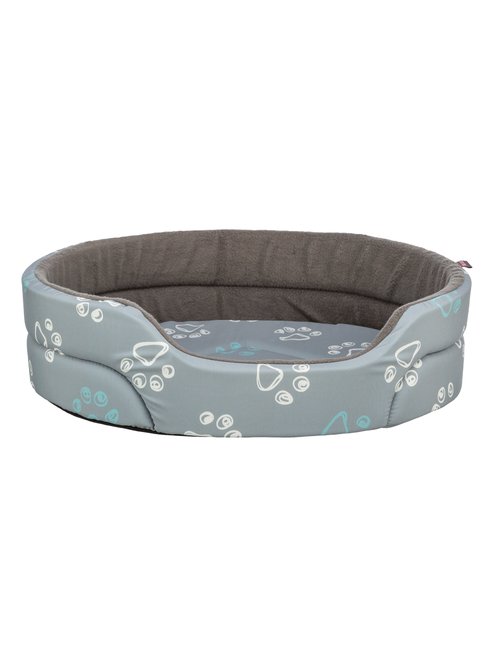 Lit polaire motif pattes JIMMY pour animaux GRIS TRX-377061 DE1