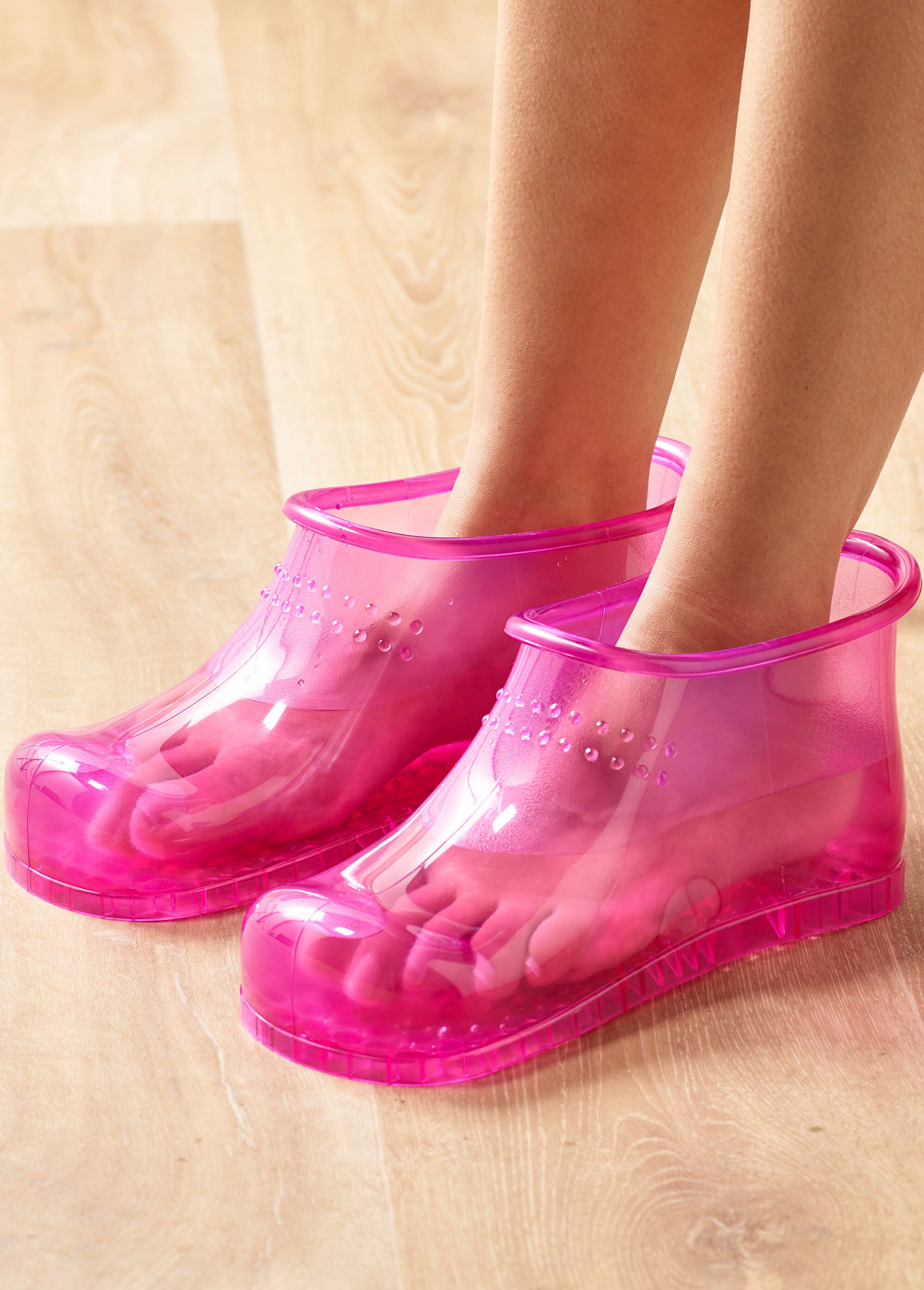 Paire de chaussons bain de pieds