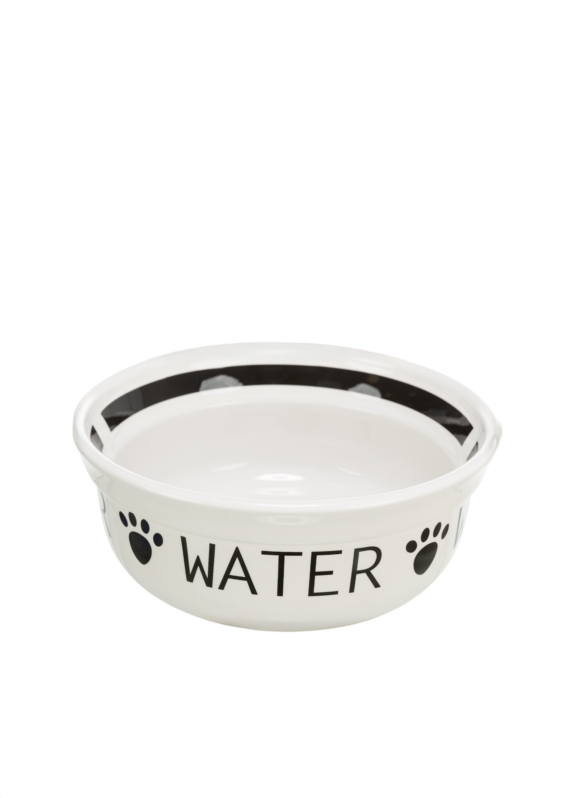 Set gamelles céramique + support métal BLANC TRX-24640 DE2