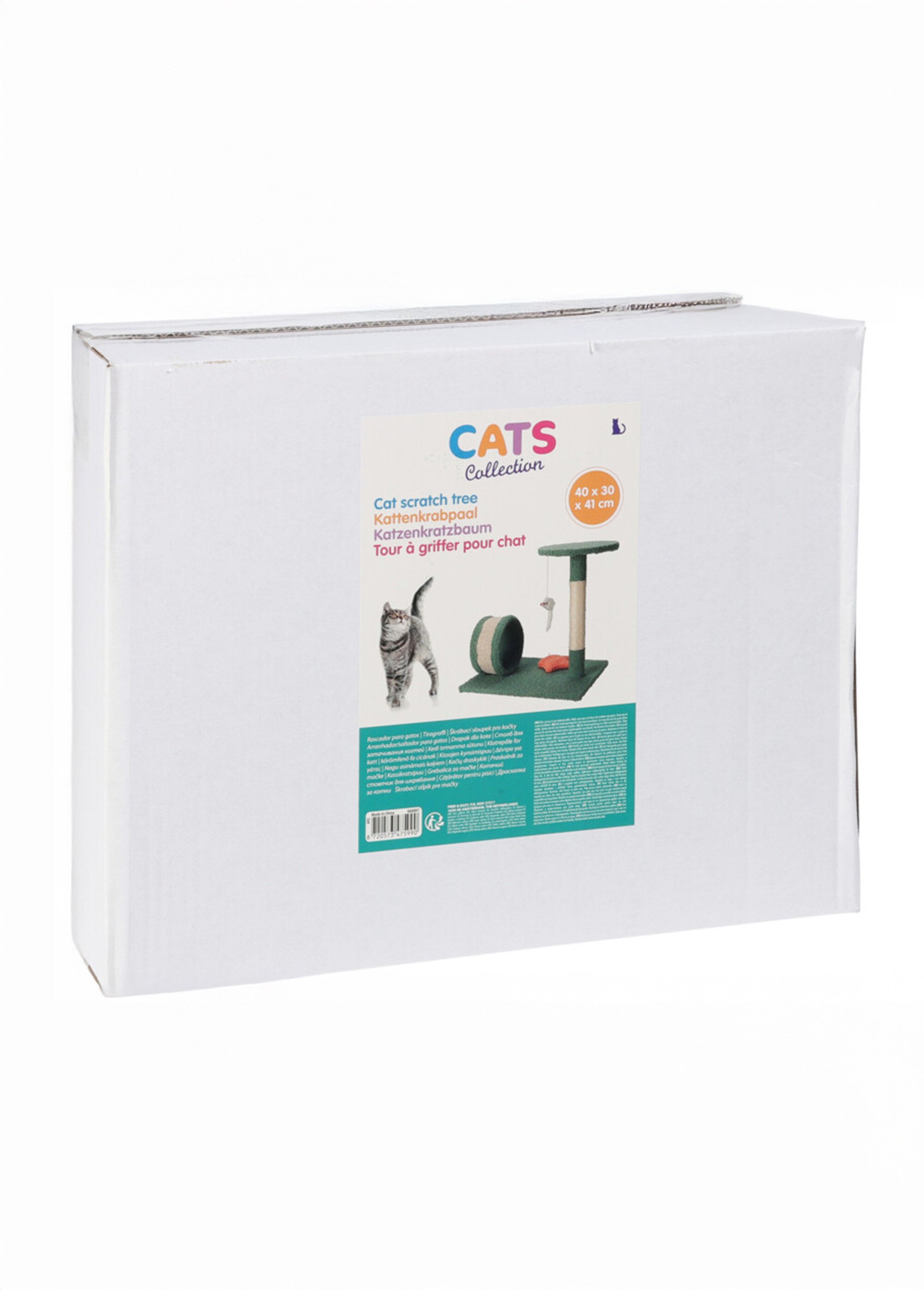 Tour de jeu pour chat avec griffoirs VERT KP-495500020 DE1