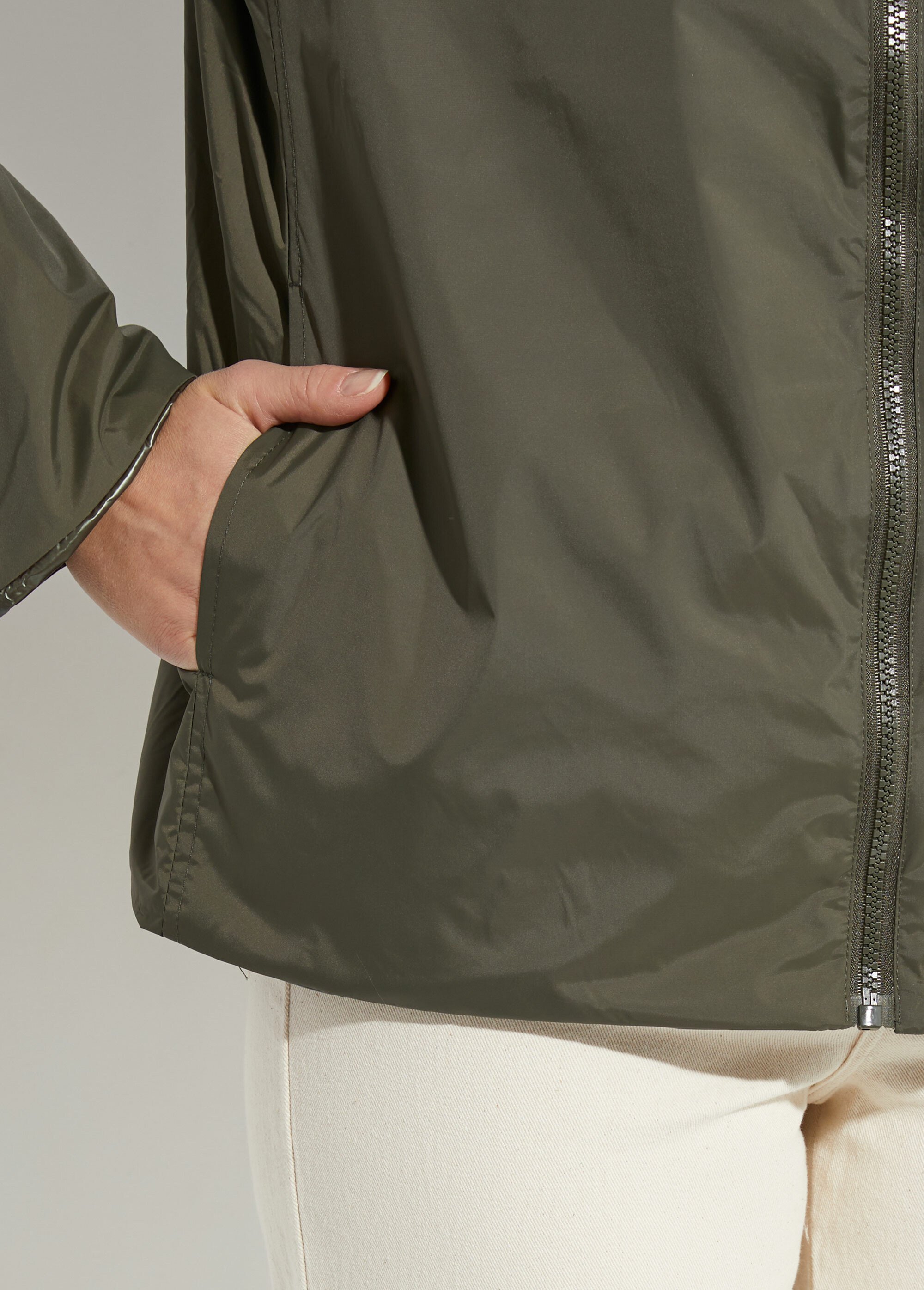 Coupe vent déperlant réversible, long