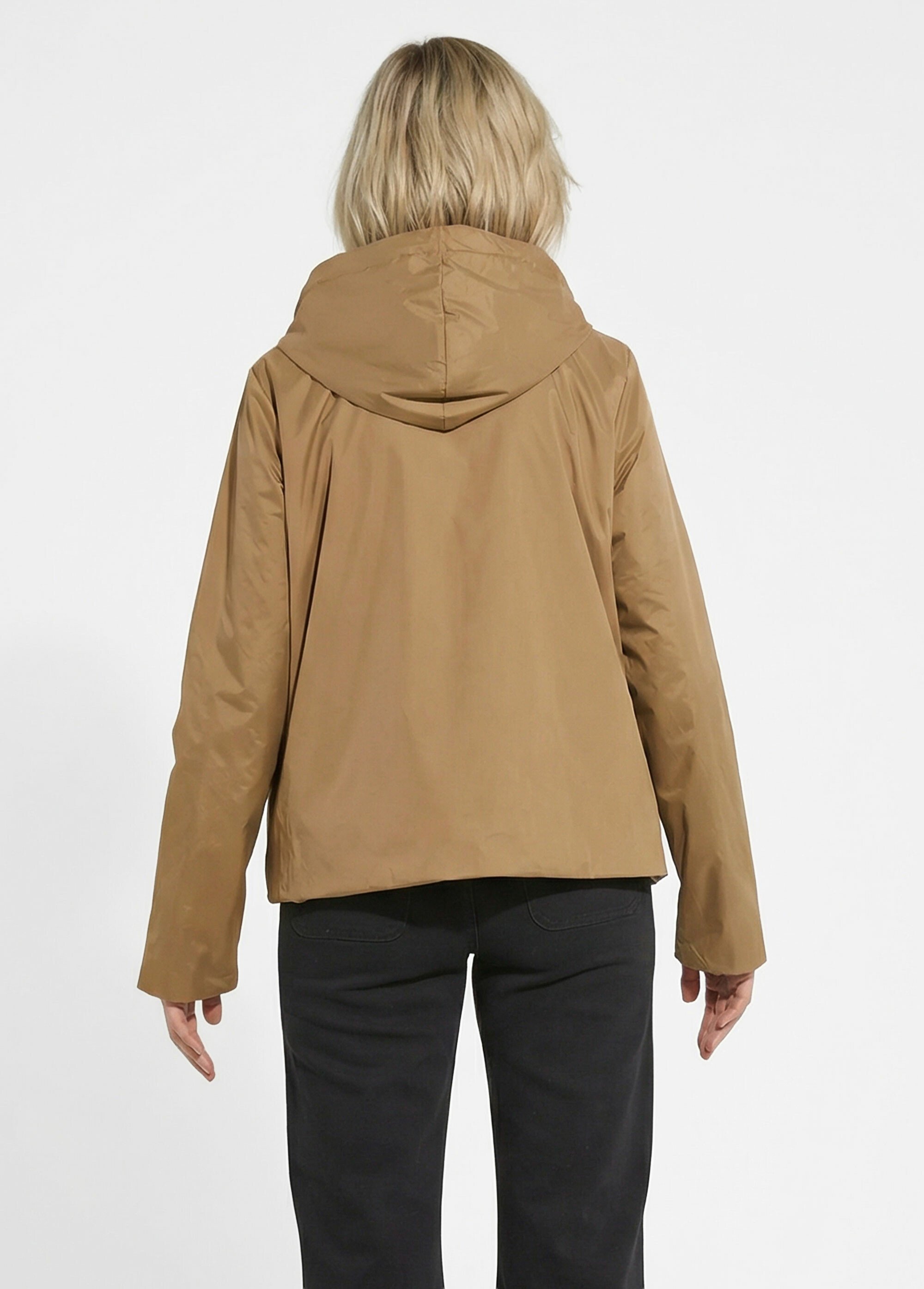 Coupe vent déperlant réversible, long Femme Marron LJ-5011UNI DO2