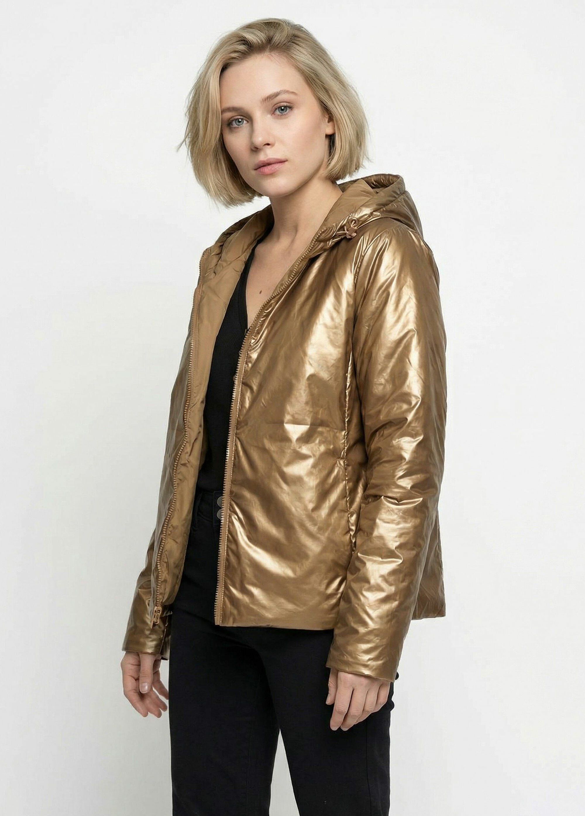 Coupe vent déperlant réversible, long Femme Marron LJ-5011UNI MV2