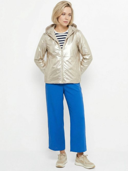 Coupe vent déperlant réversible, long Femme Beige LJ-5011UNI SF1