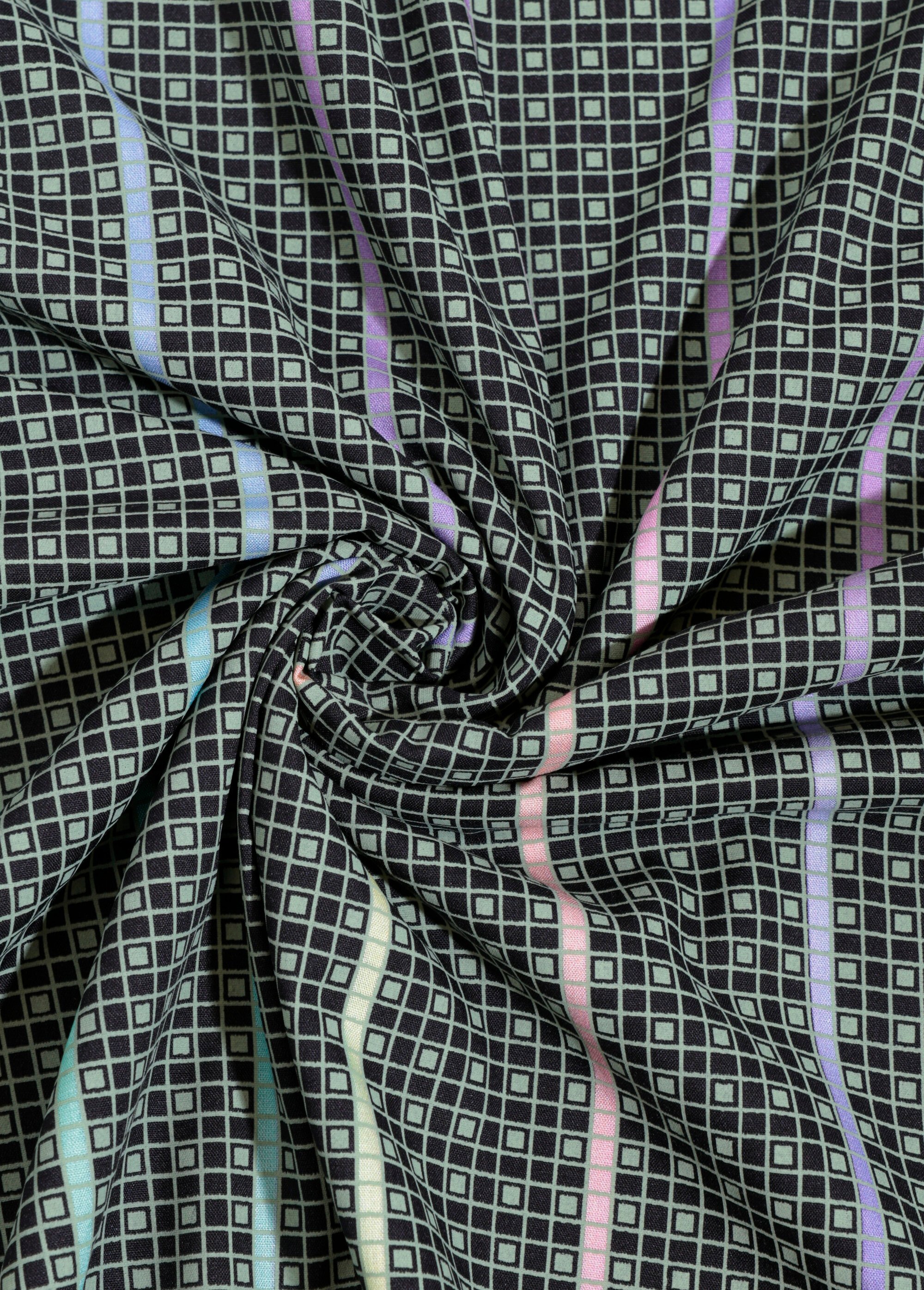 Coupon tissu habillement, mini carrés