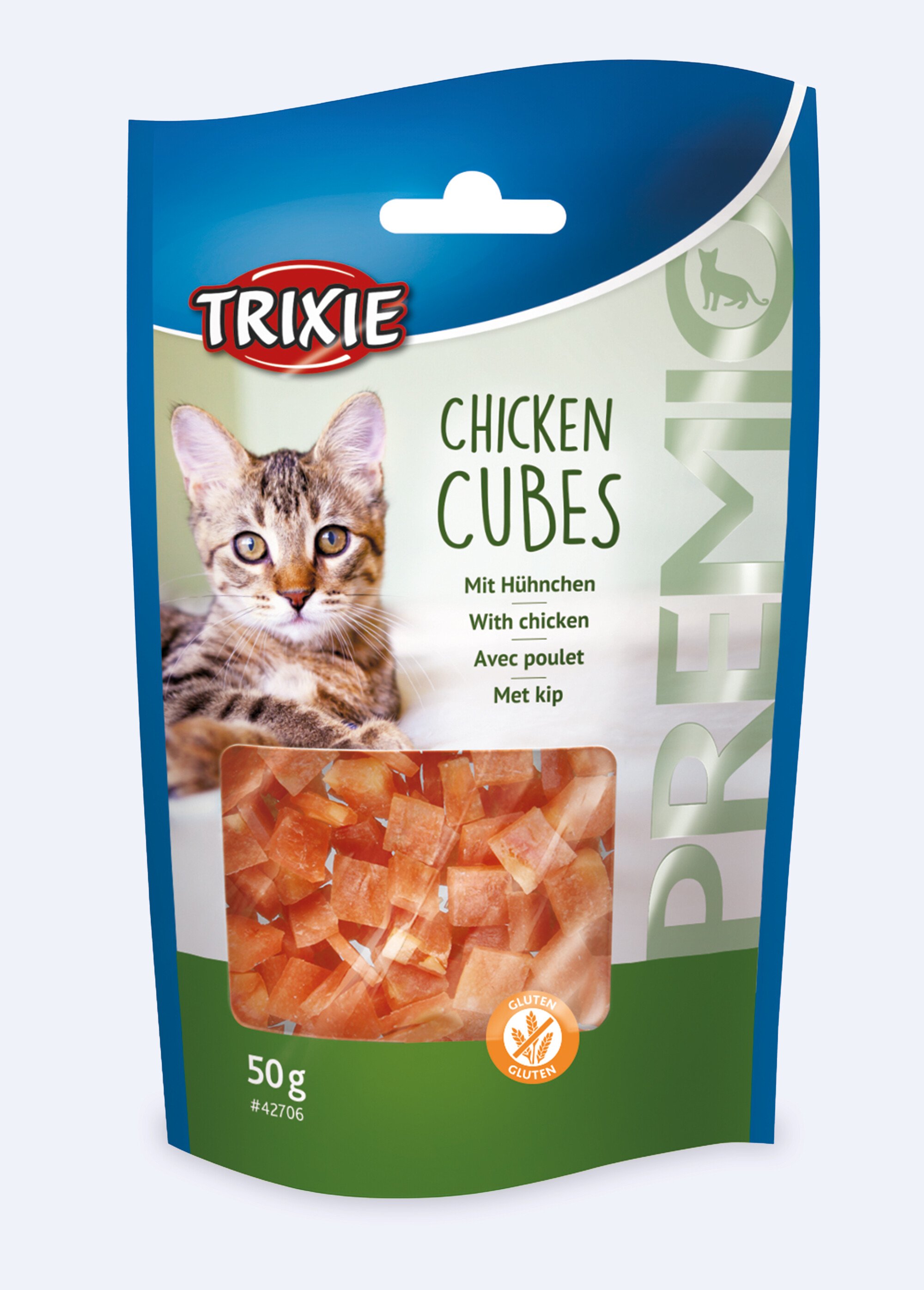 Cubes au poulet PREMIO, pour chat