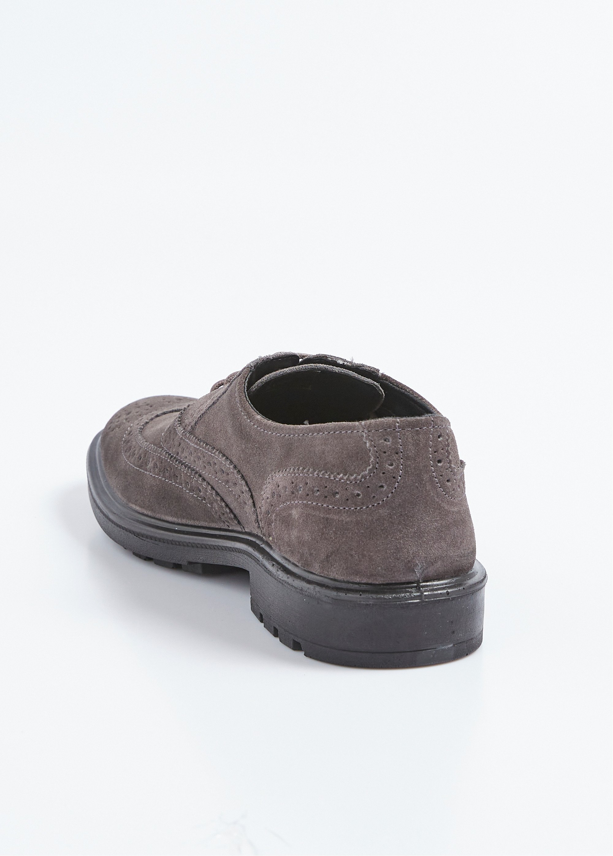 Derby cuir perforations et bout fleuri Homme Gris TOMDIXON500 DO1