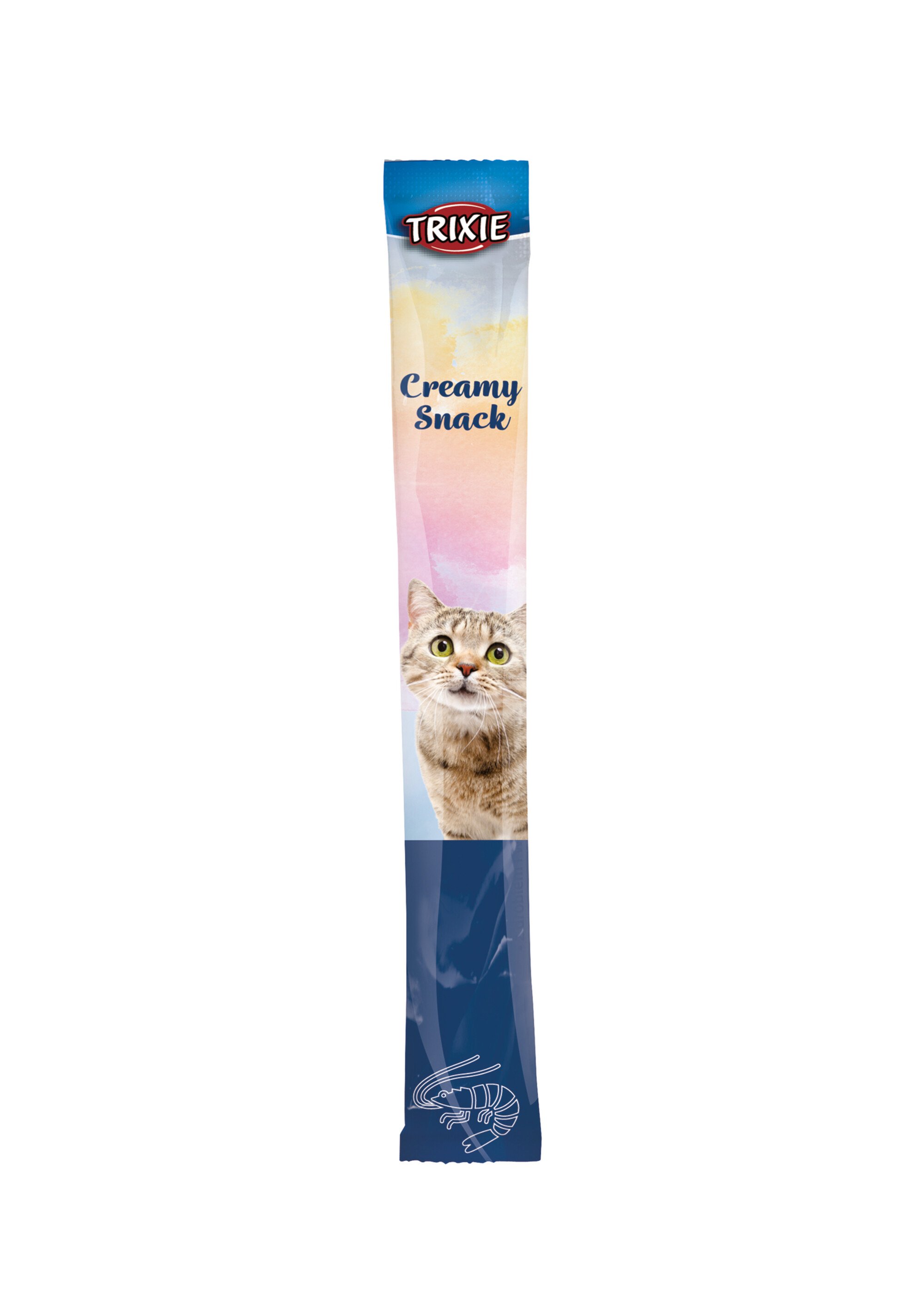 Friandises crevette CREAMY SNACK, pour chat BEIGE TRX-42682 DE1