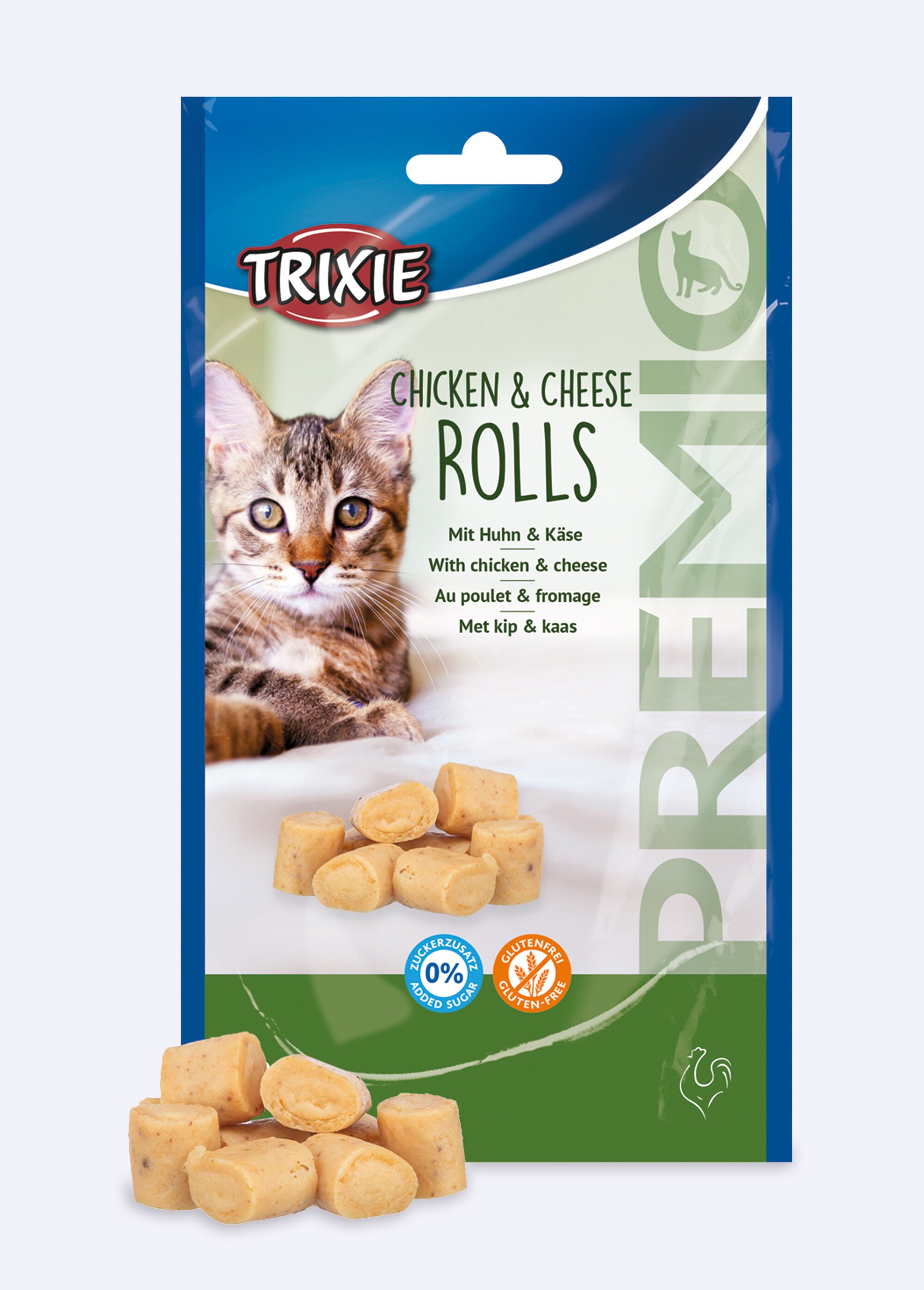 Friandises poulet-fromage PREMIO, pour chat