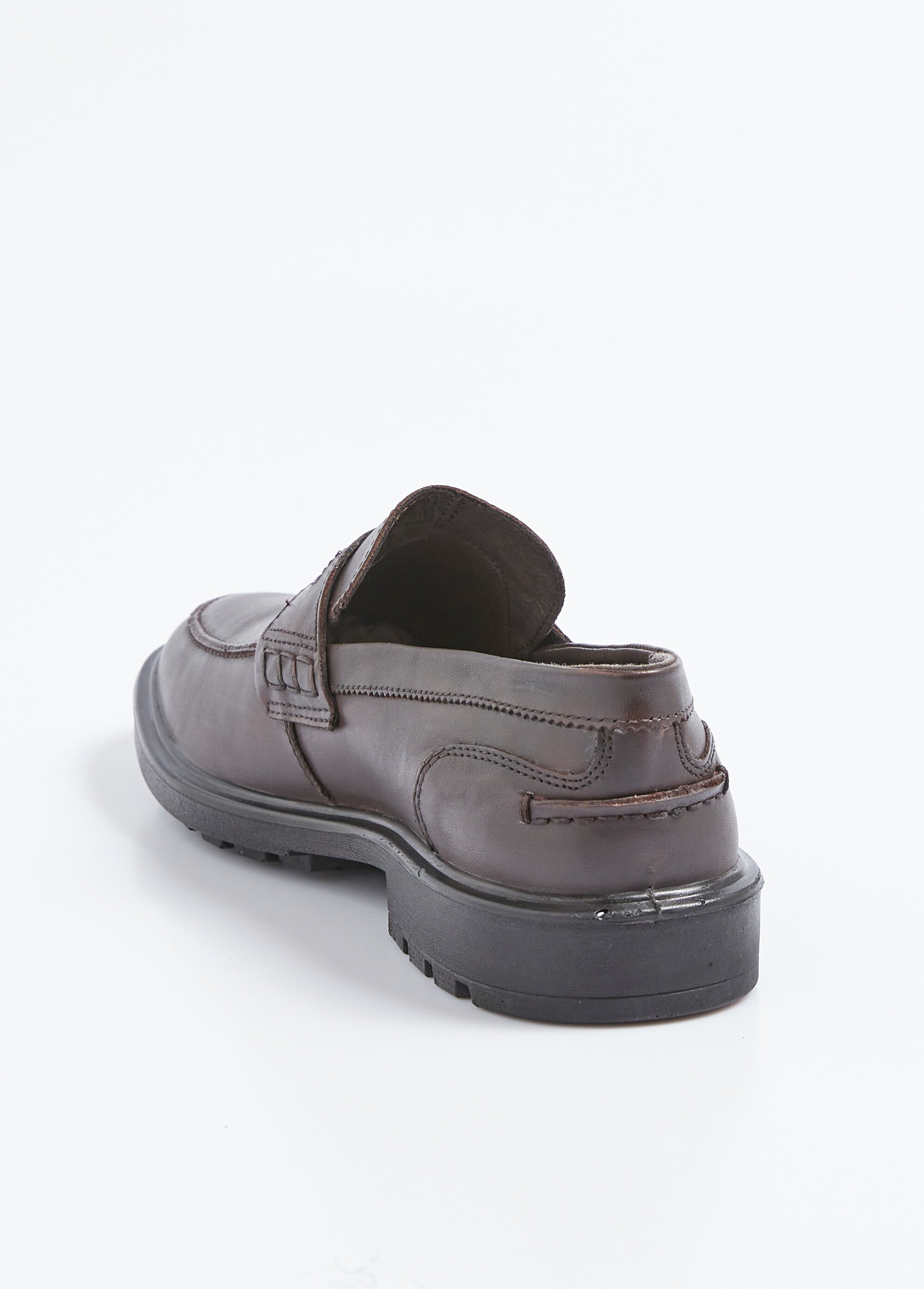 Mocassins cuir avec semelle antidérapante