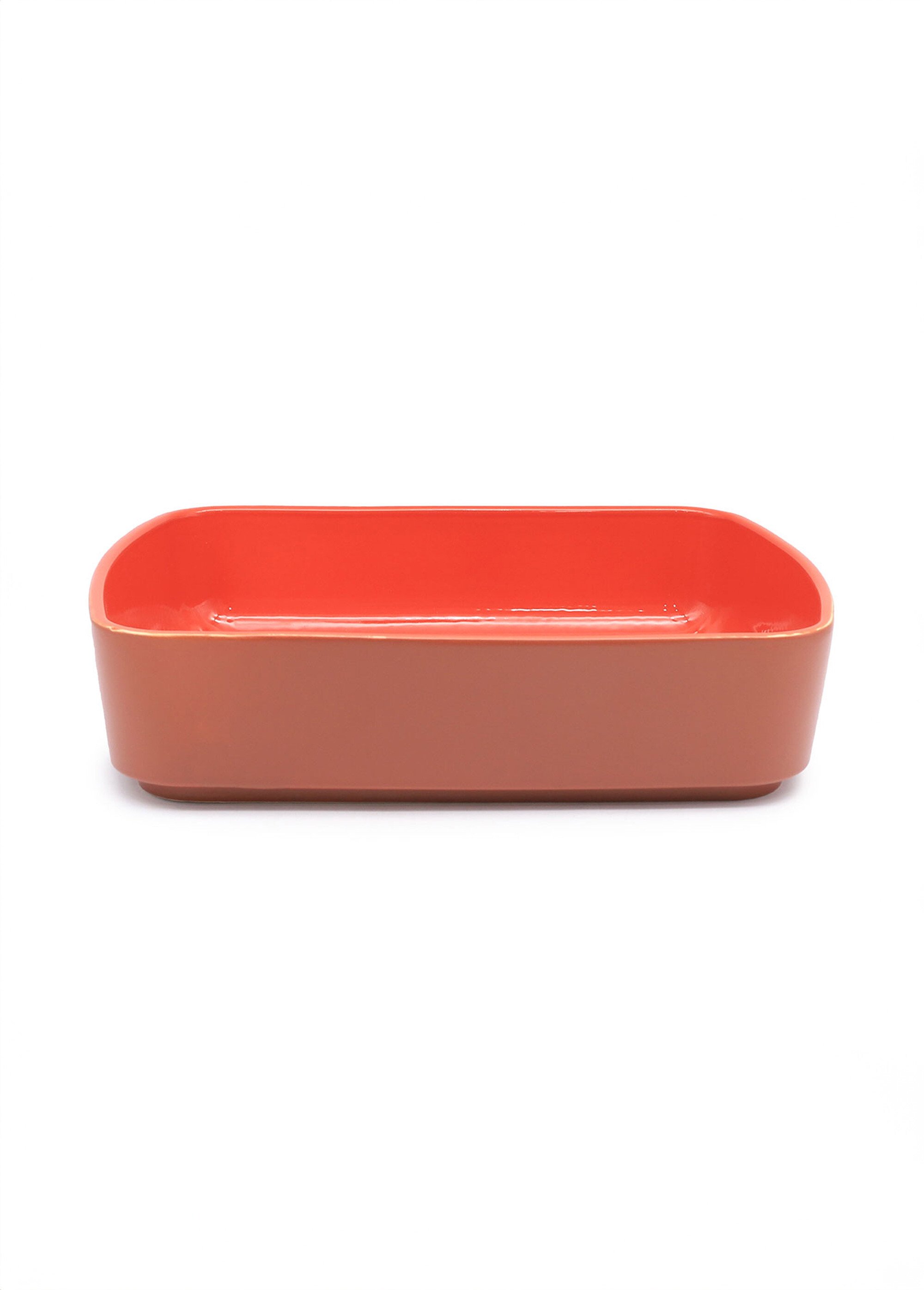 Moule rectangulaire 34cm céramique, vif