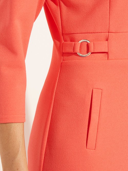 Robe droite manches 3/4 maille souple Femme Rose HODILE DE2