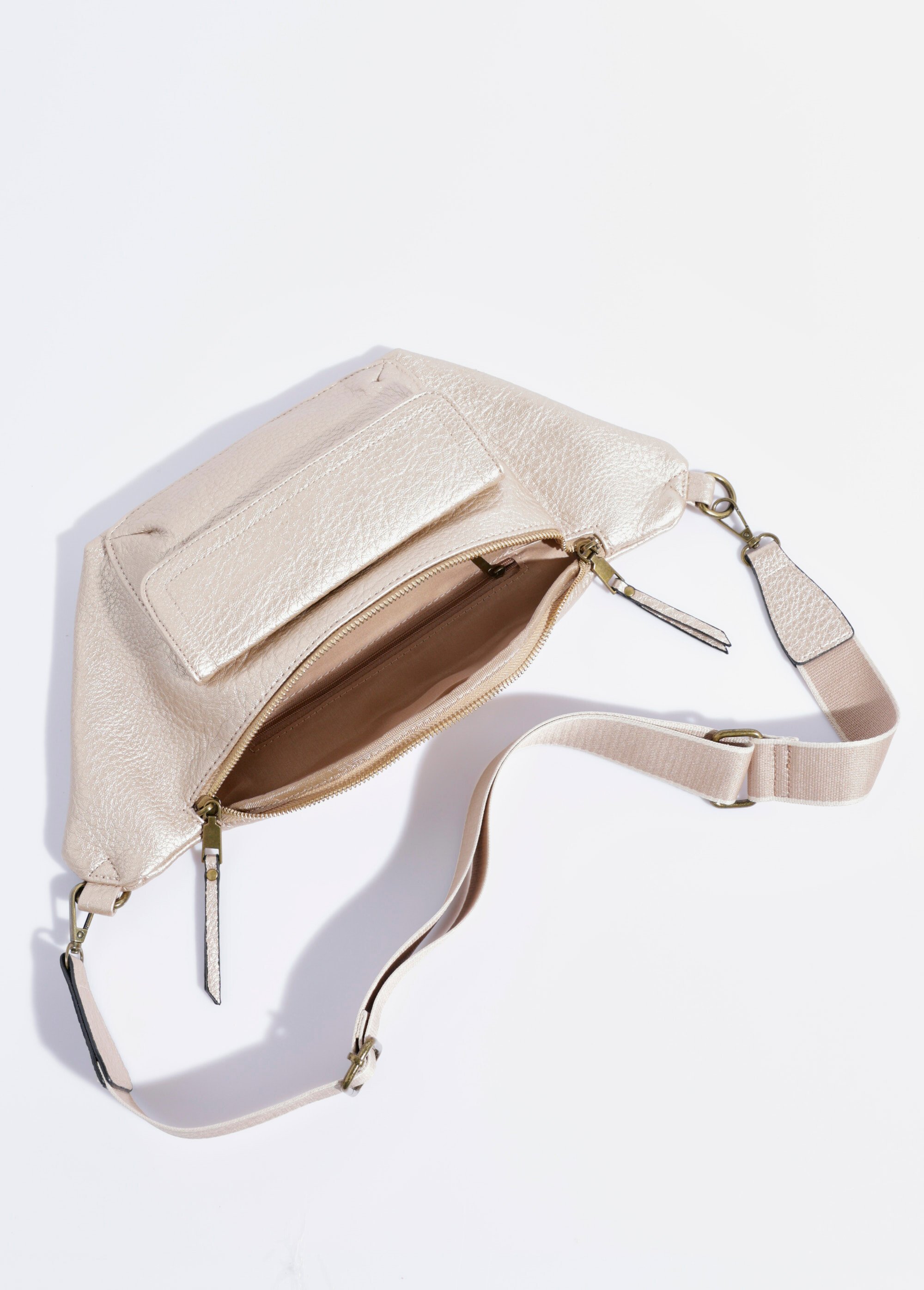 Sac banane multipoches effet vintage Femme Doré BAG-M327 DE1