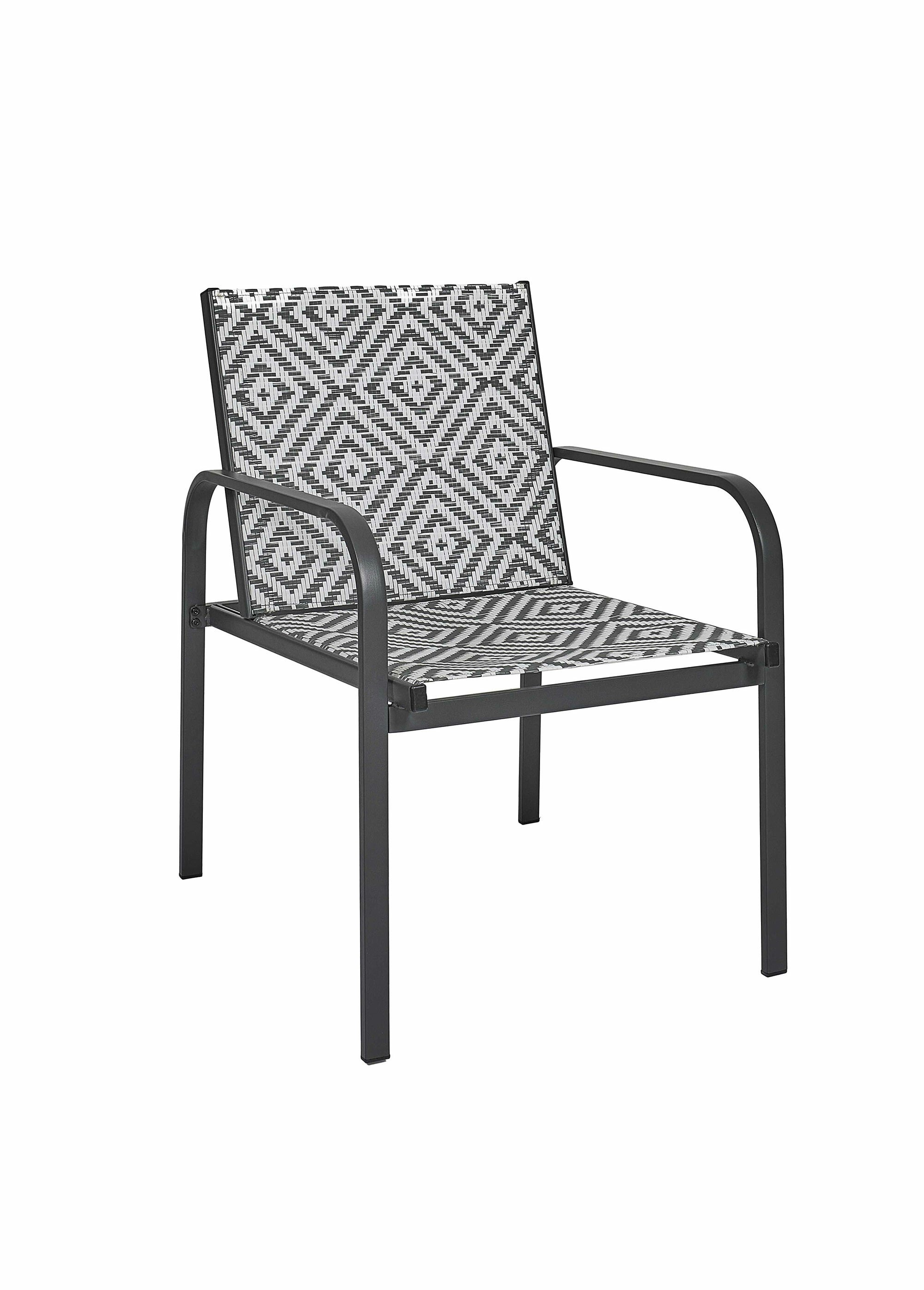 Salon de jardin tressé, 3 pièces GRIS CMP-HDO0381 DE1