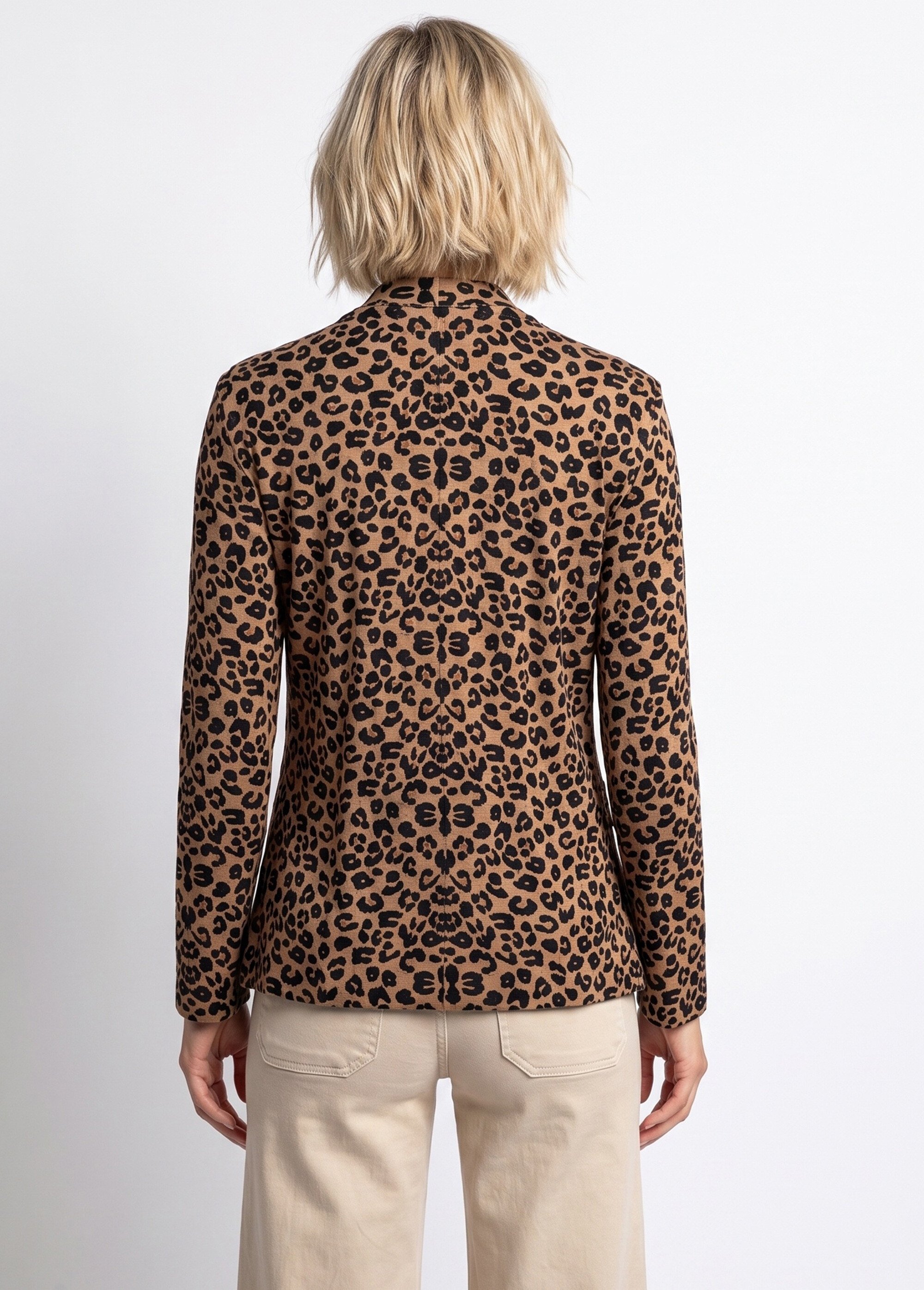 Sous-pull extensible col montant Femme IMPRIME LEOPARD PARFAIT DO1
