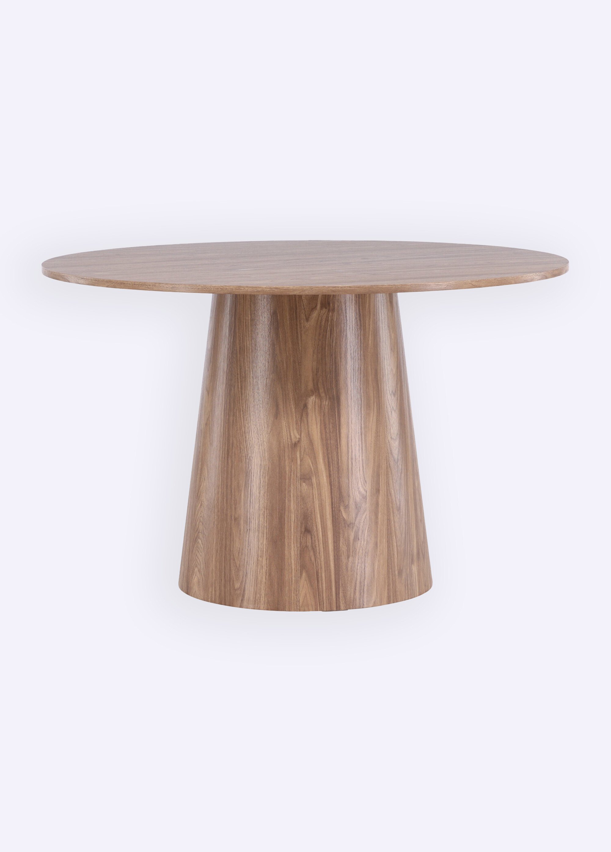 Table à manger peuplier, pied conique