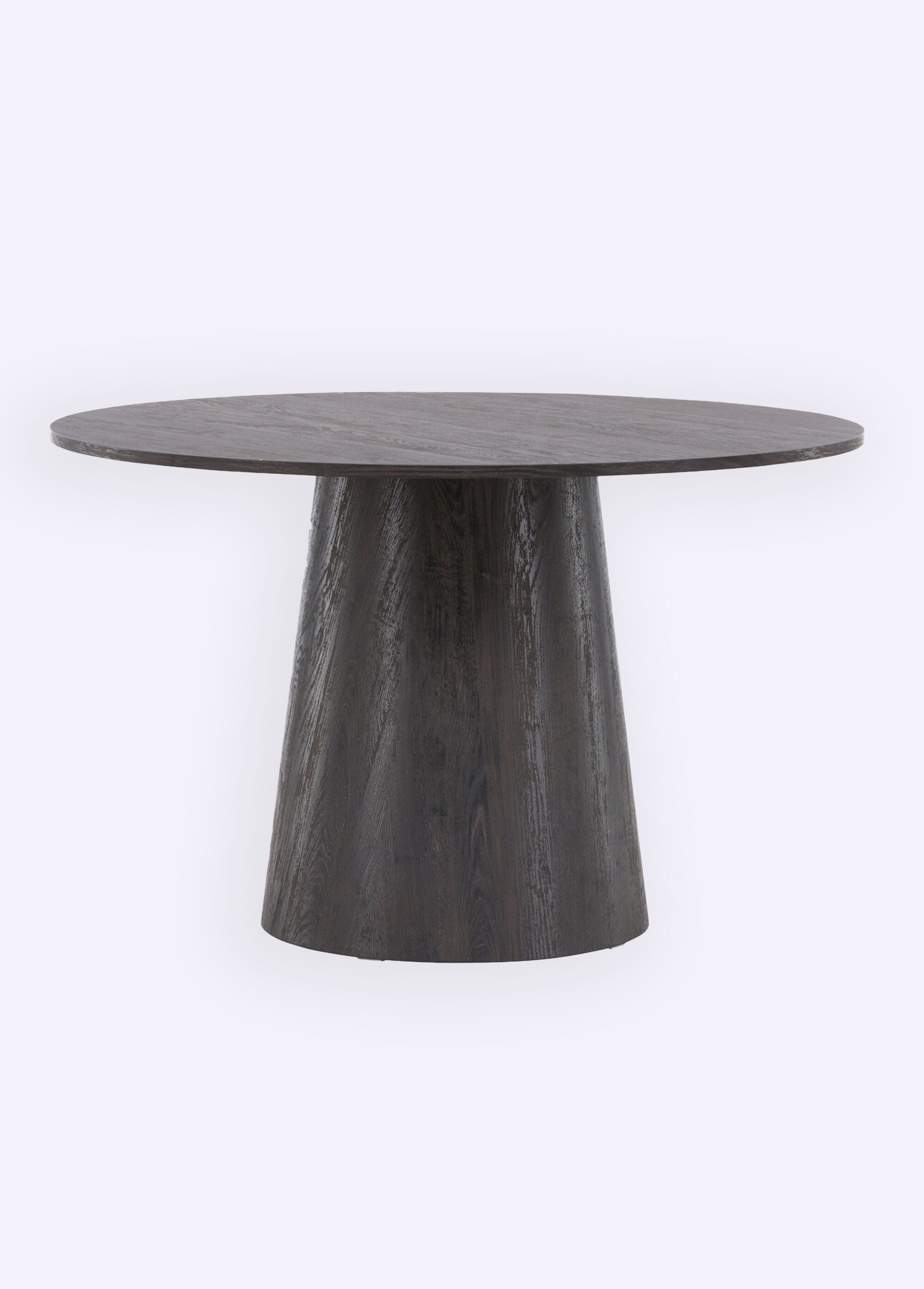 Table à manger peuplier, pied conique MARRON VEN-18903-000 FA1