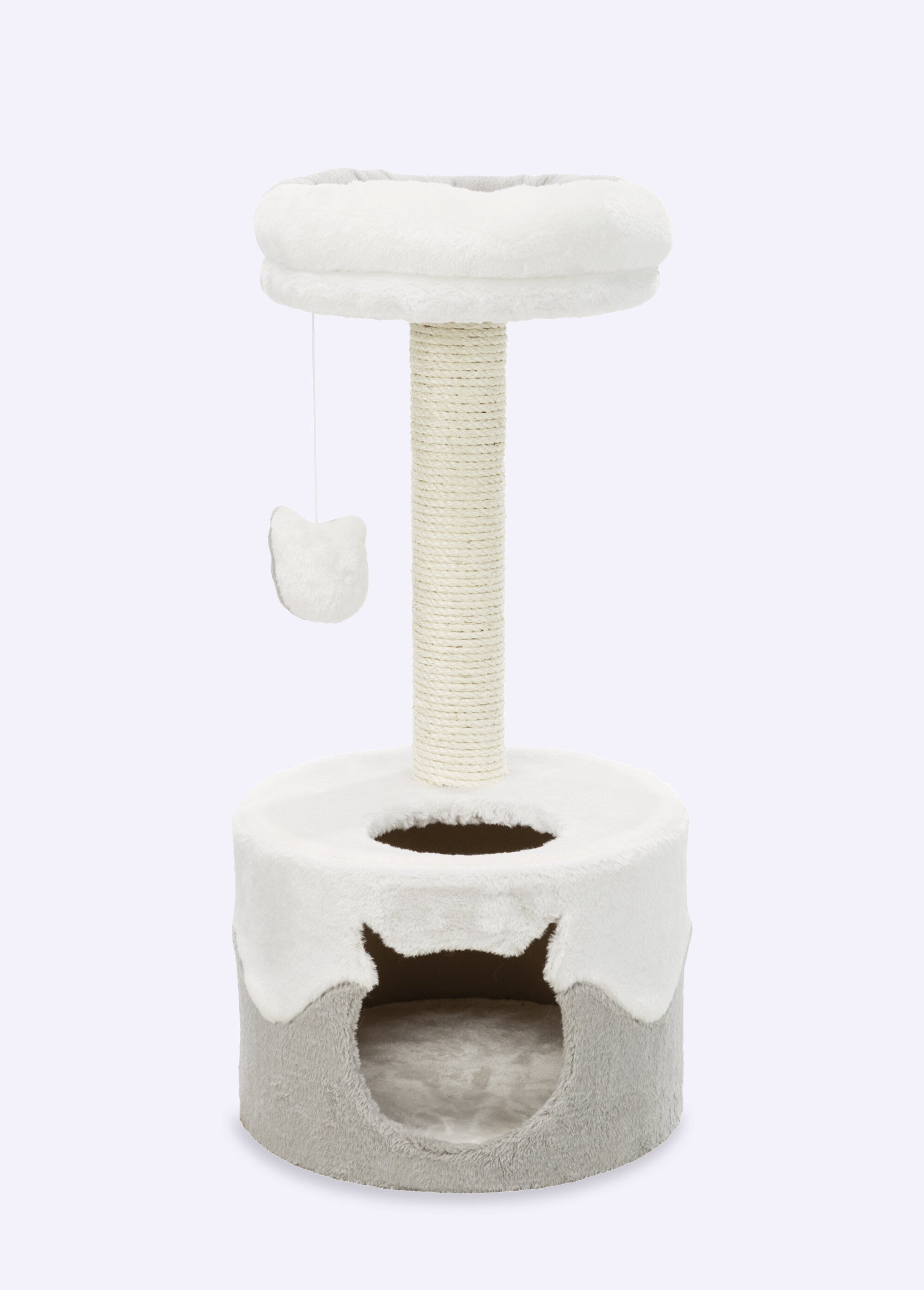 Arbre à chat NURIA, hauteur 71cm BLANC TRX-43794 FA1