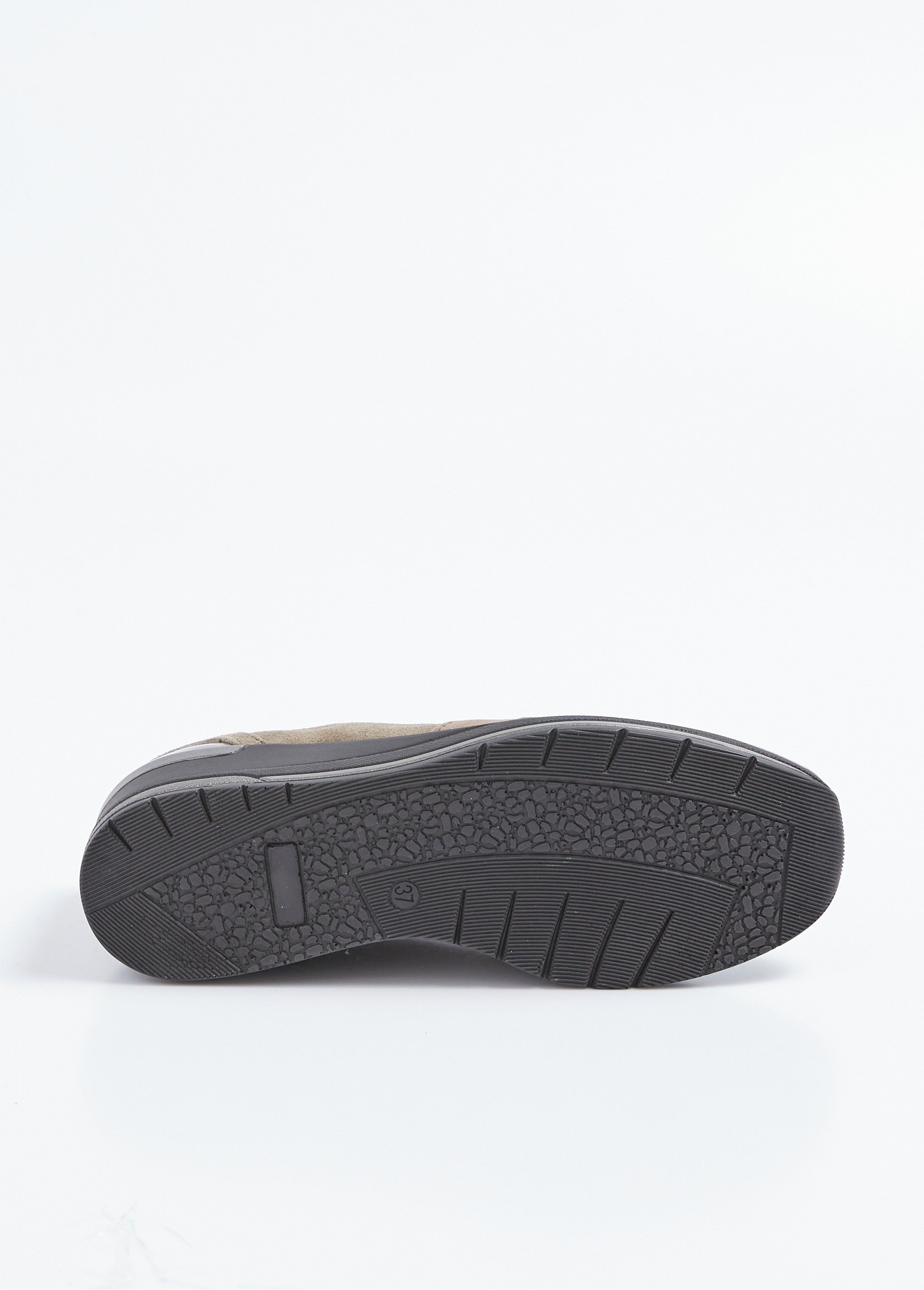 Baskets compensées, cuir suédé et vernis Femme Marron TOMSILVIA561 UN1