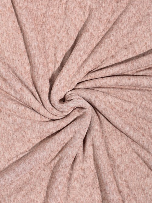 Coupon tissu habillement, jersey laine MARRON COT141518 FA1