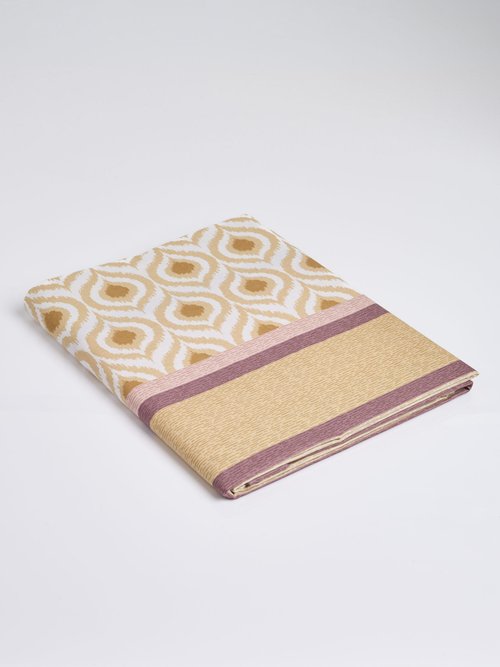 Drap plat imprimé coton 57 fils/cm² Rose RHUM-DP FA1