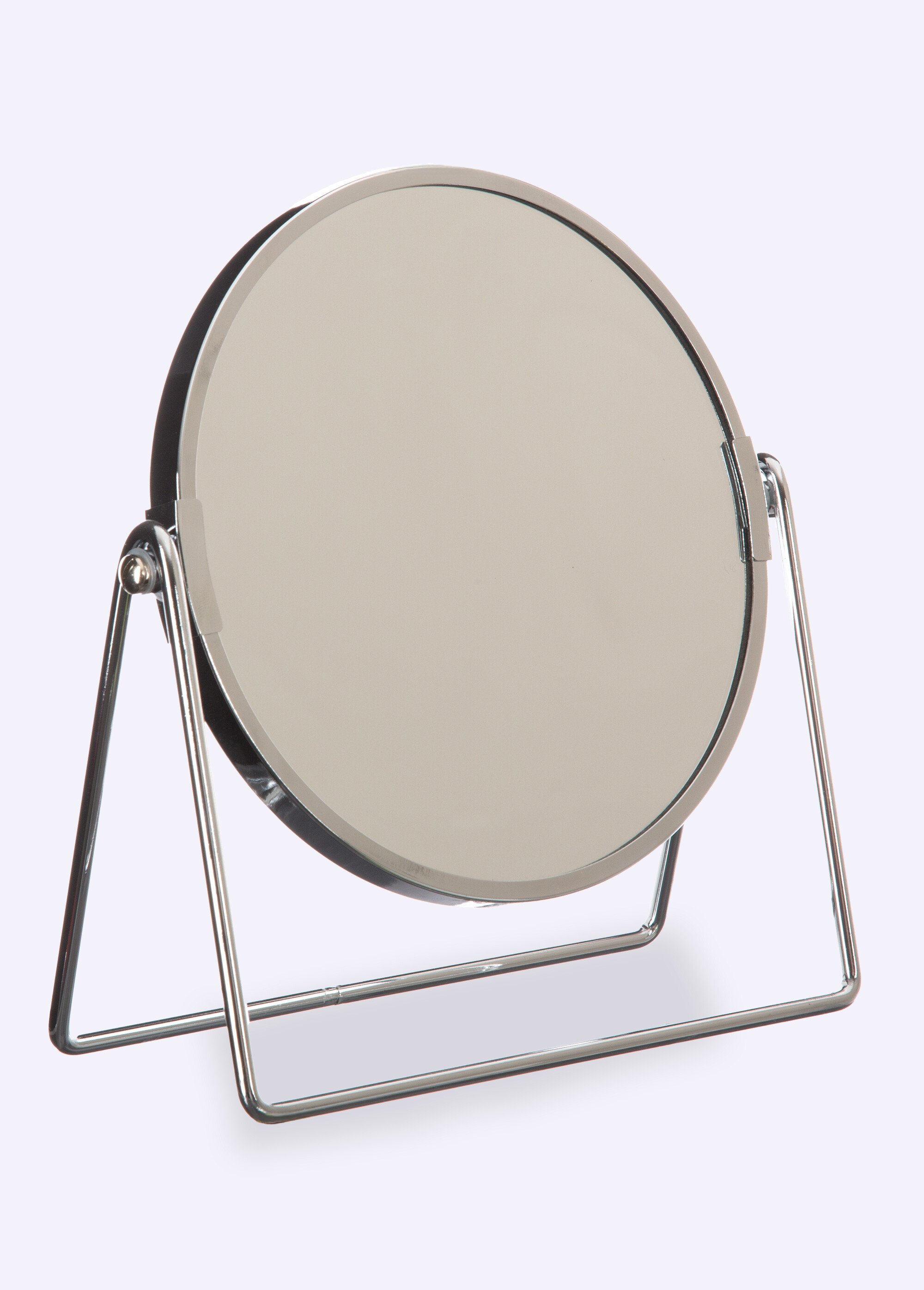 Miroir grossissant pied métal balançoire Argenté JJA-140834M FA1