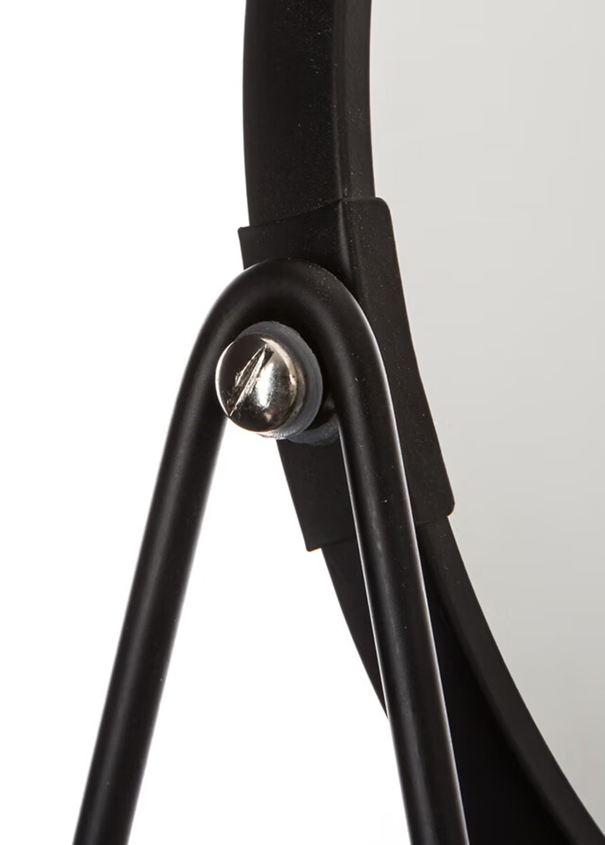 Miroir grossissant pied métal balançoire Noir JJA-140834M DE1