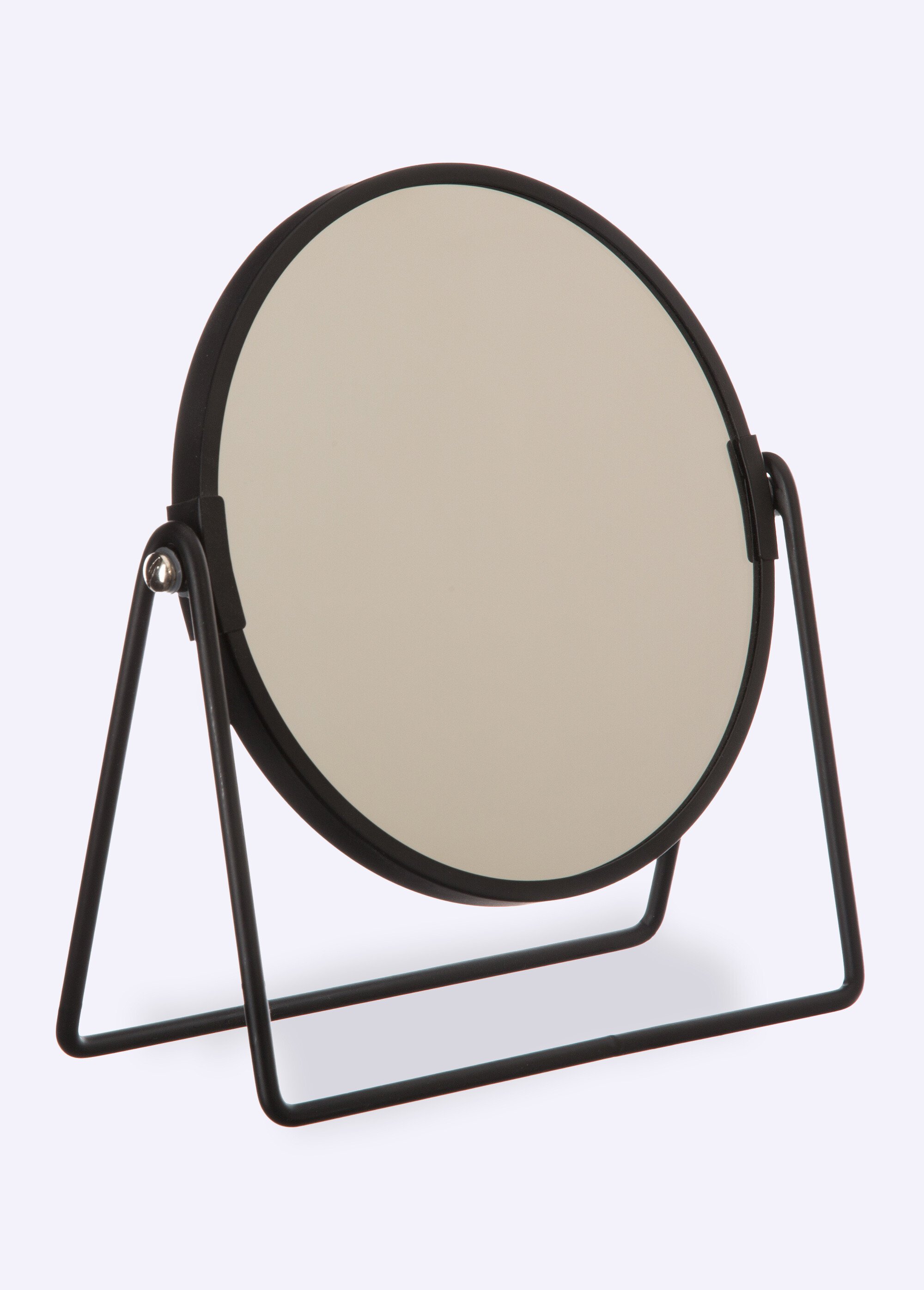 Miroir grossissant pied métal balançoire Noir JJA-140834M FA1