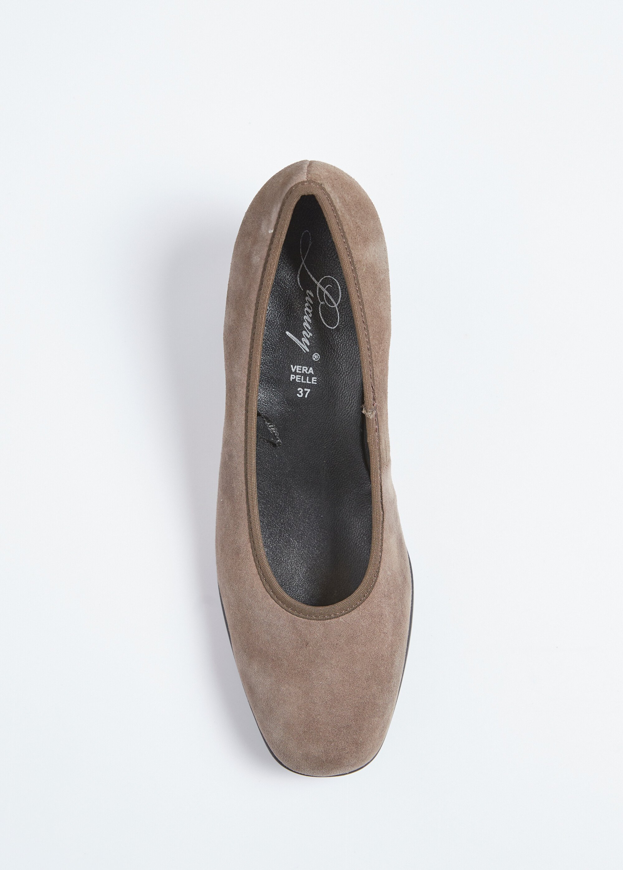 Escarpins à talon en cuir suédé, antidérapant Femme Marron TOMVENERE501 OV1