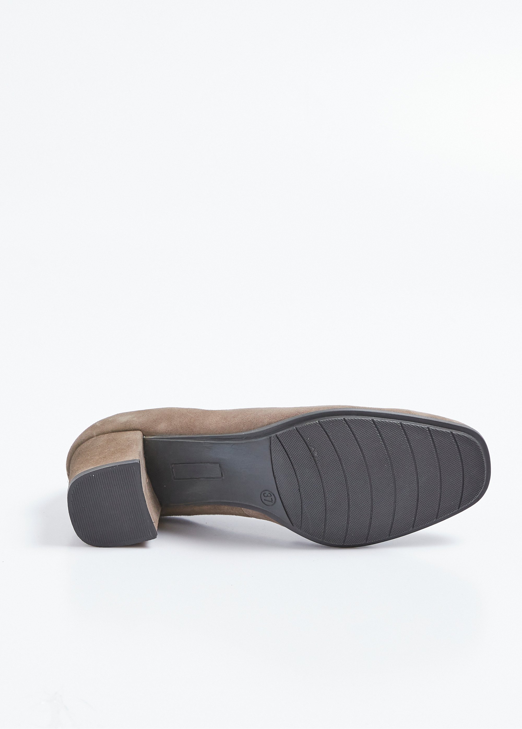 Escarpins à talon en cuir suédé, antidérapant Femme Marron TOMVENERE501 UN1